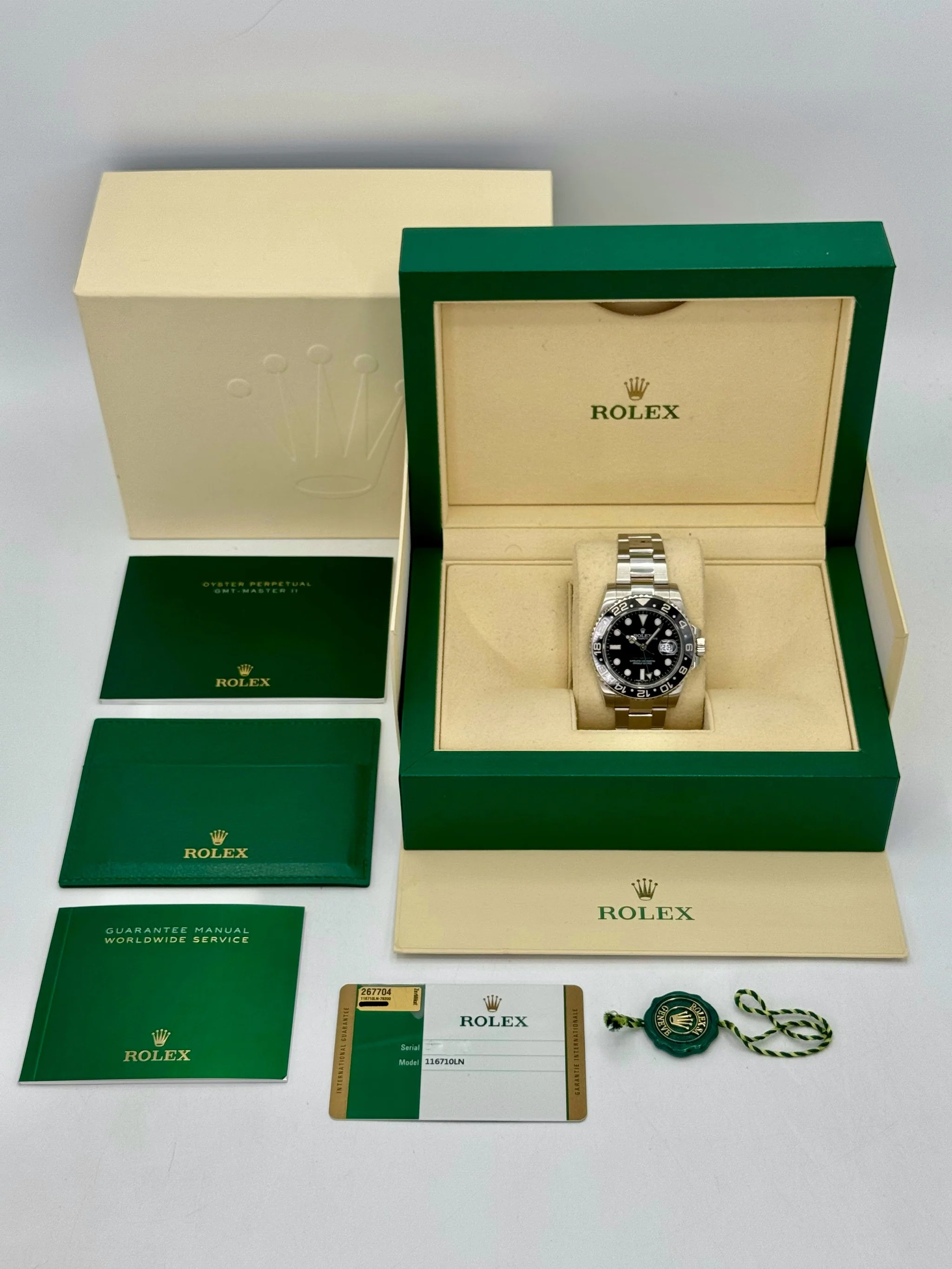2017 Rolex GMT-Master II 40mm 116710LN Stainless Steel Black Dial - Image 10