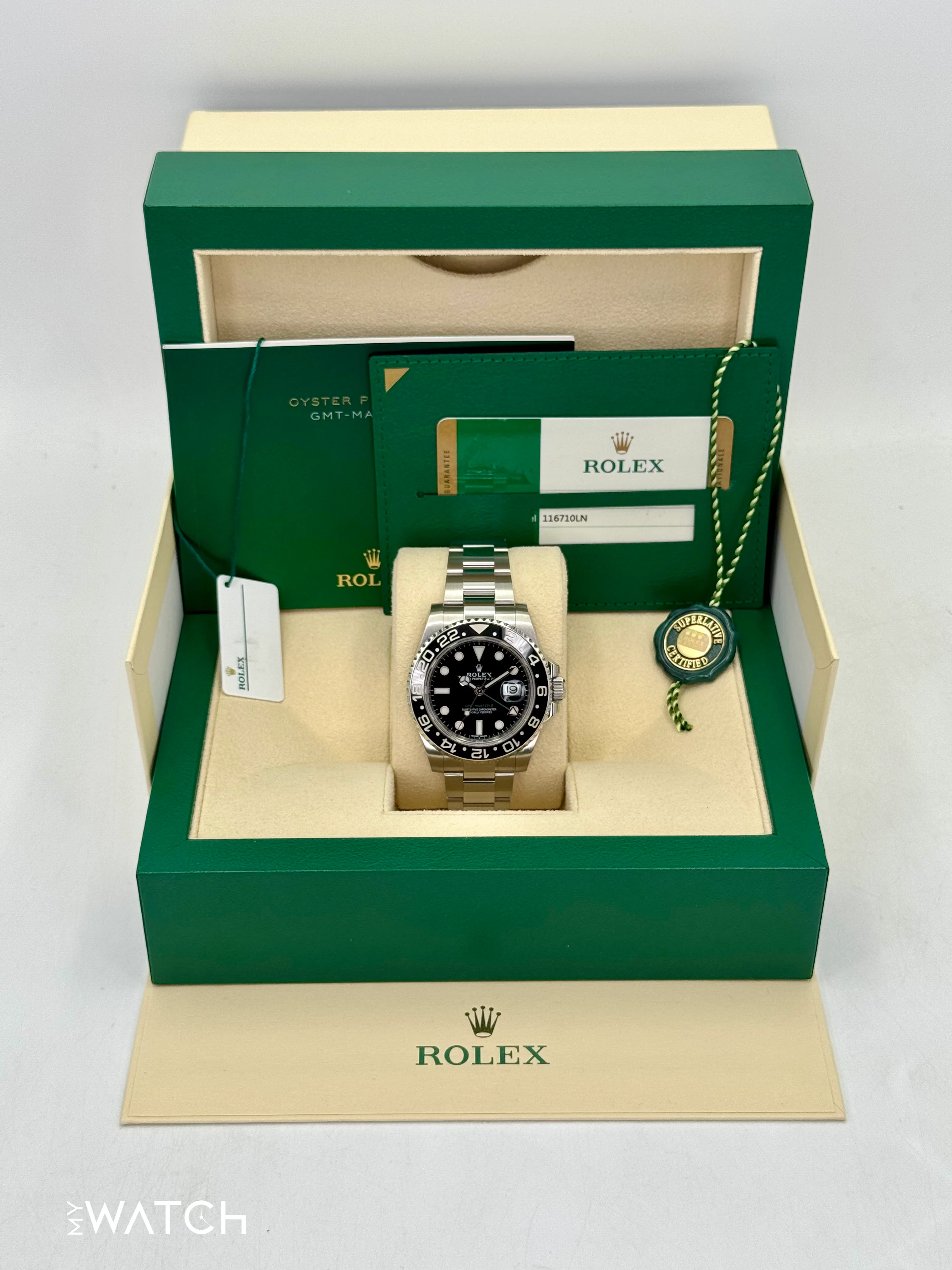 2017 Rolex GMT-Master II 40mm 116710LN Stainless Steel Black Dial - Image 9