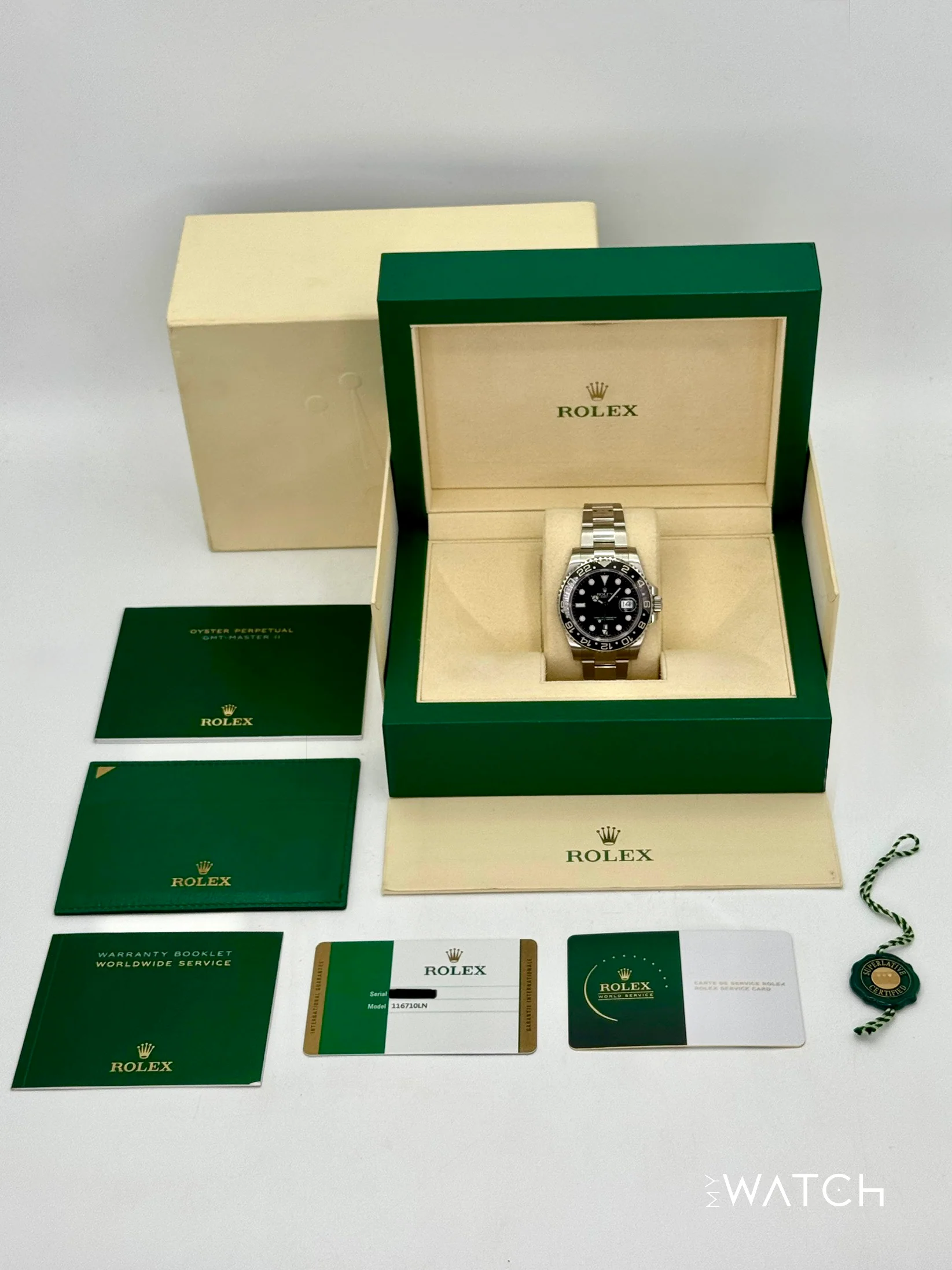 2017 Rolex GMT-Master II 40mm 116710LN Stainless Steel Black Dial (with RSC) - Image 11
