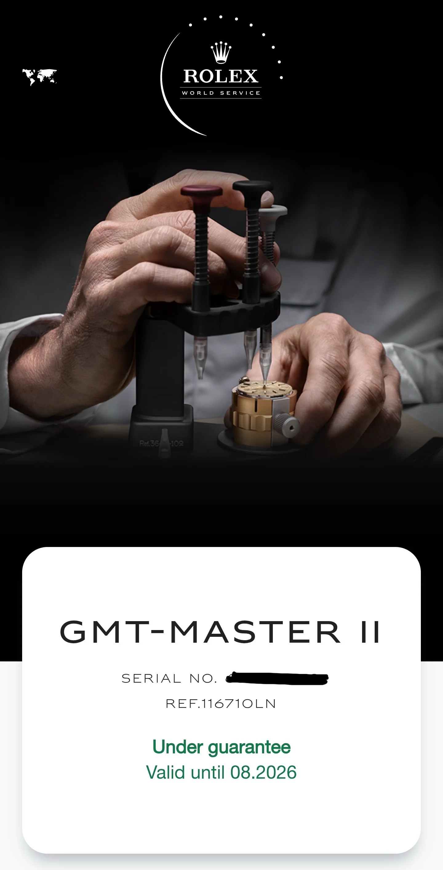 2017 Rolex GMT-Master II 40mm 116710LN Stainless Steel Black Dial (with RSC) - Image 9