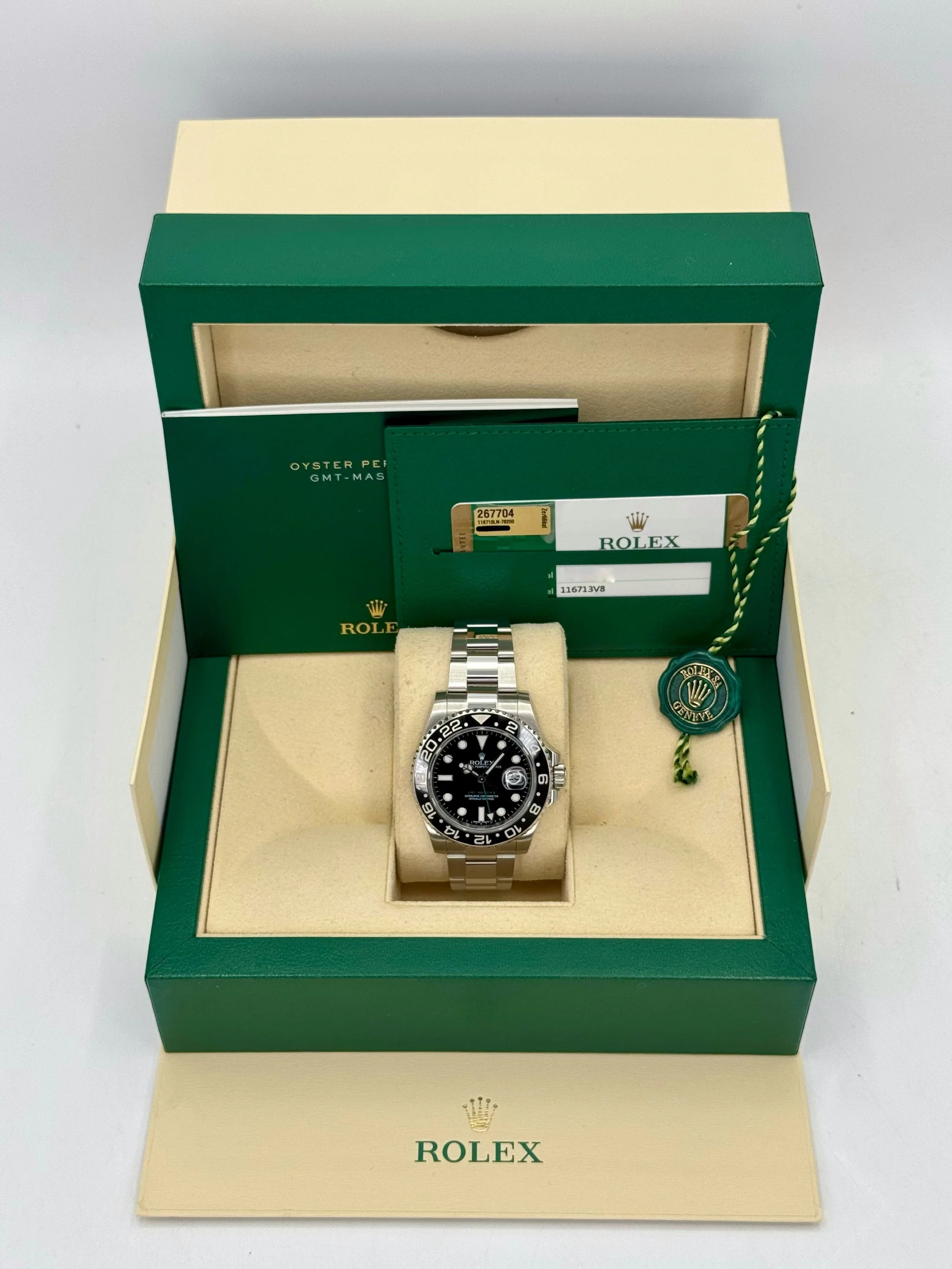 2017 Rolex GMT-Master II 40mm 116710LN Stainless Steel Black Dial - Image 9