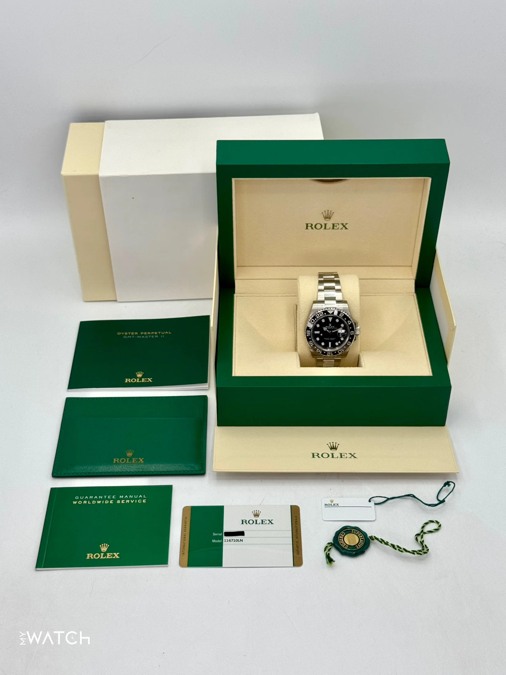 2017 Rolex GMT-Master II 40mm 116710LN Stainless Steel Black Dial (STICKERED) - Image 10