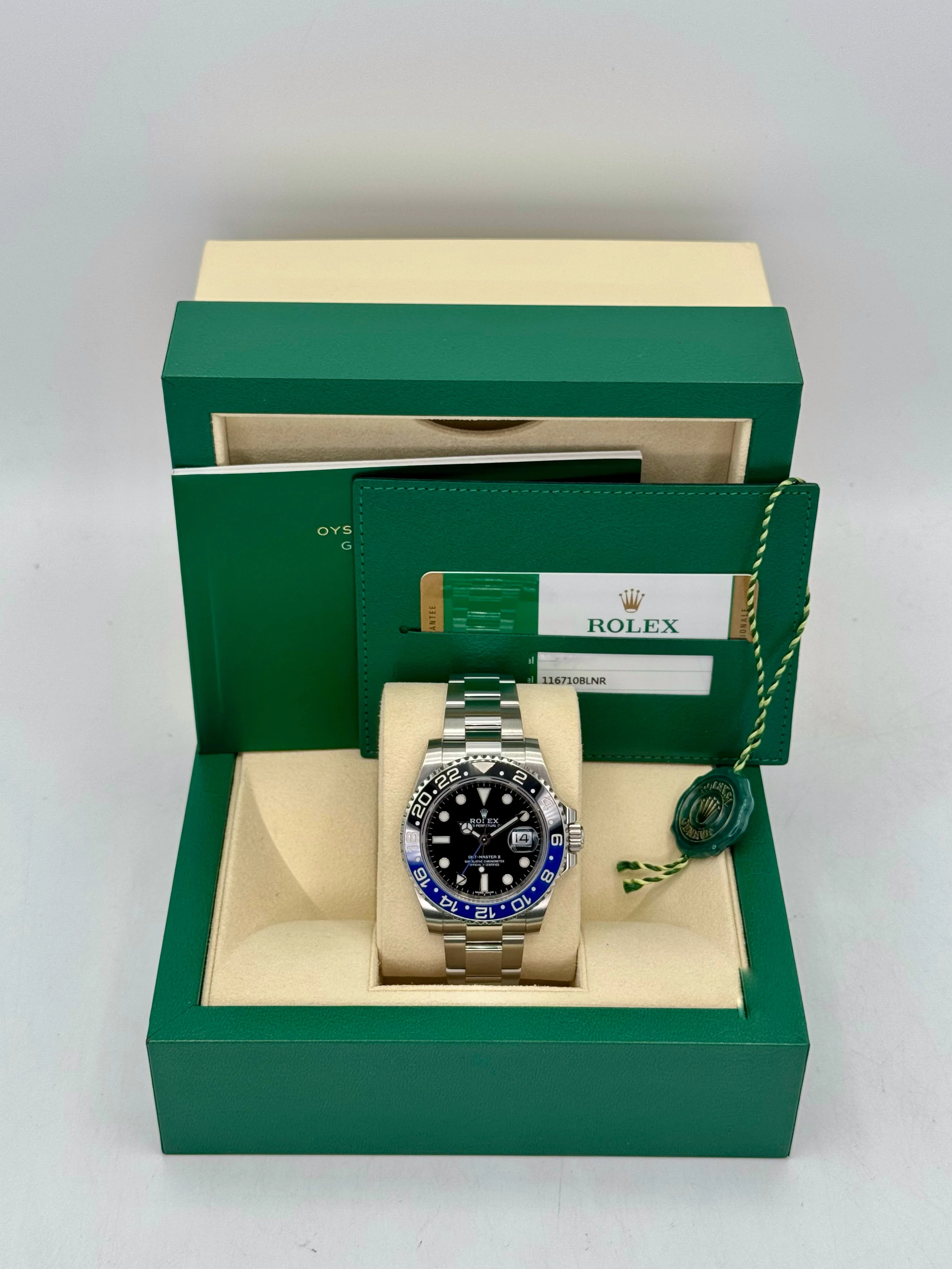 2017 Rolex GMT-Master II "Batman" 40mm 116710BLNR Oyster - Image 9