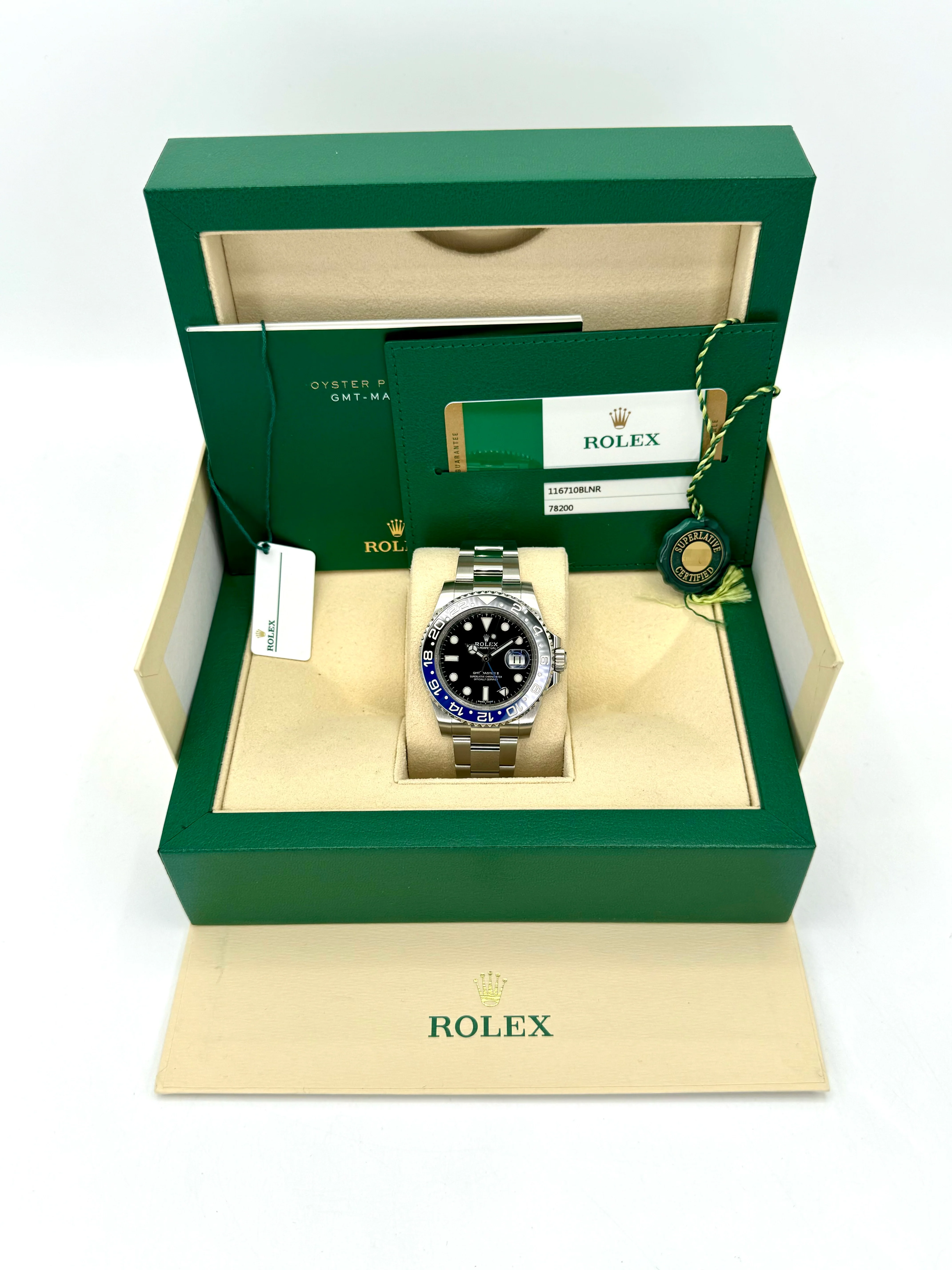 2017 Rolex GMT-Master II "Batman" 40mm 116710BLNR Oyster - Image 11