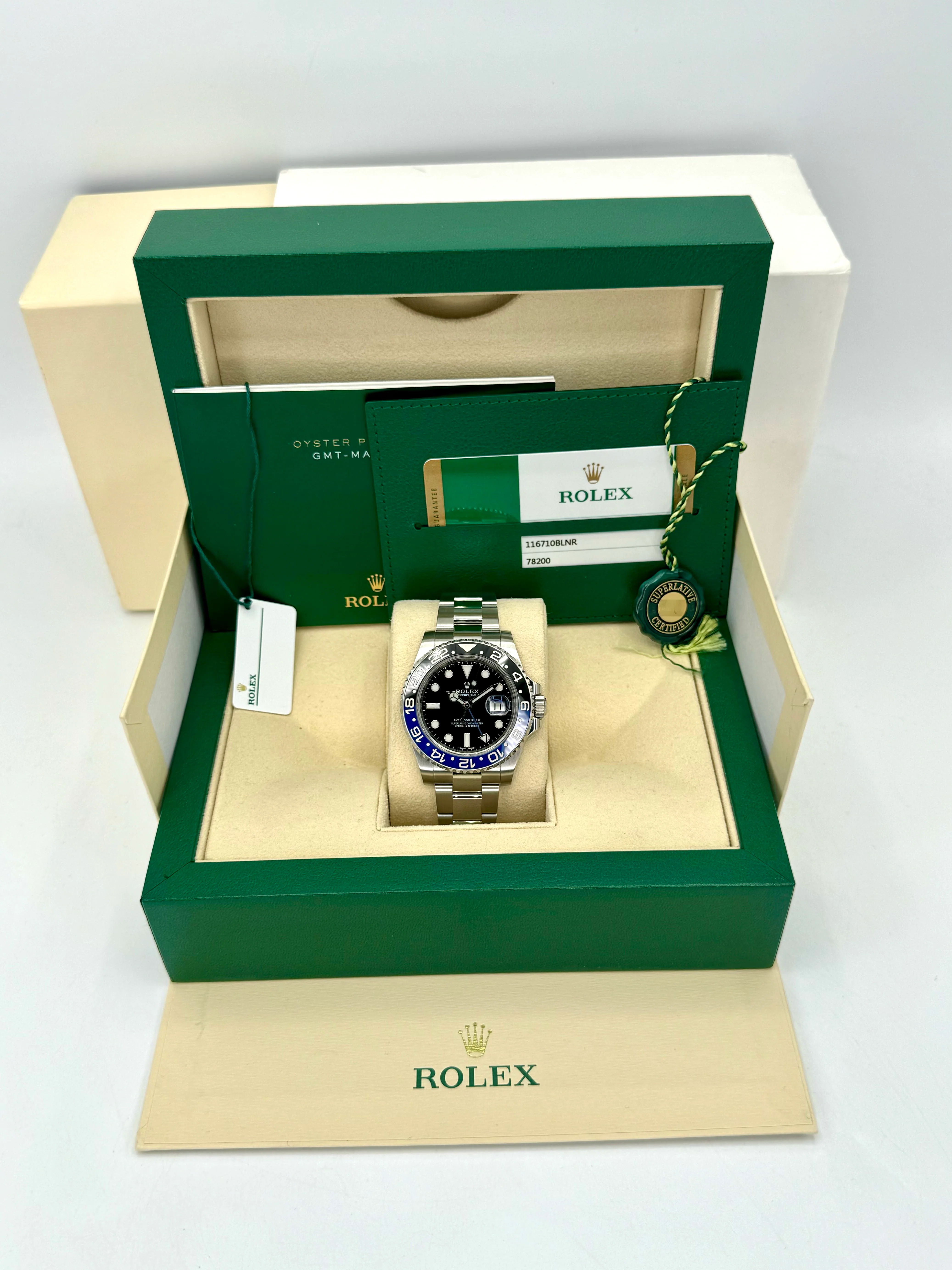 2017 Rolex GMT-Master II "Batman" 40mm 116710BLNR Oyster - Image 12