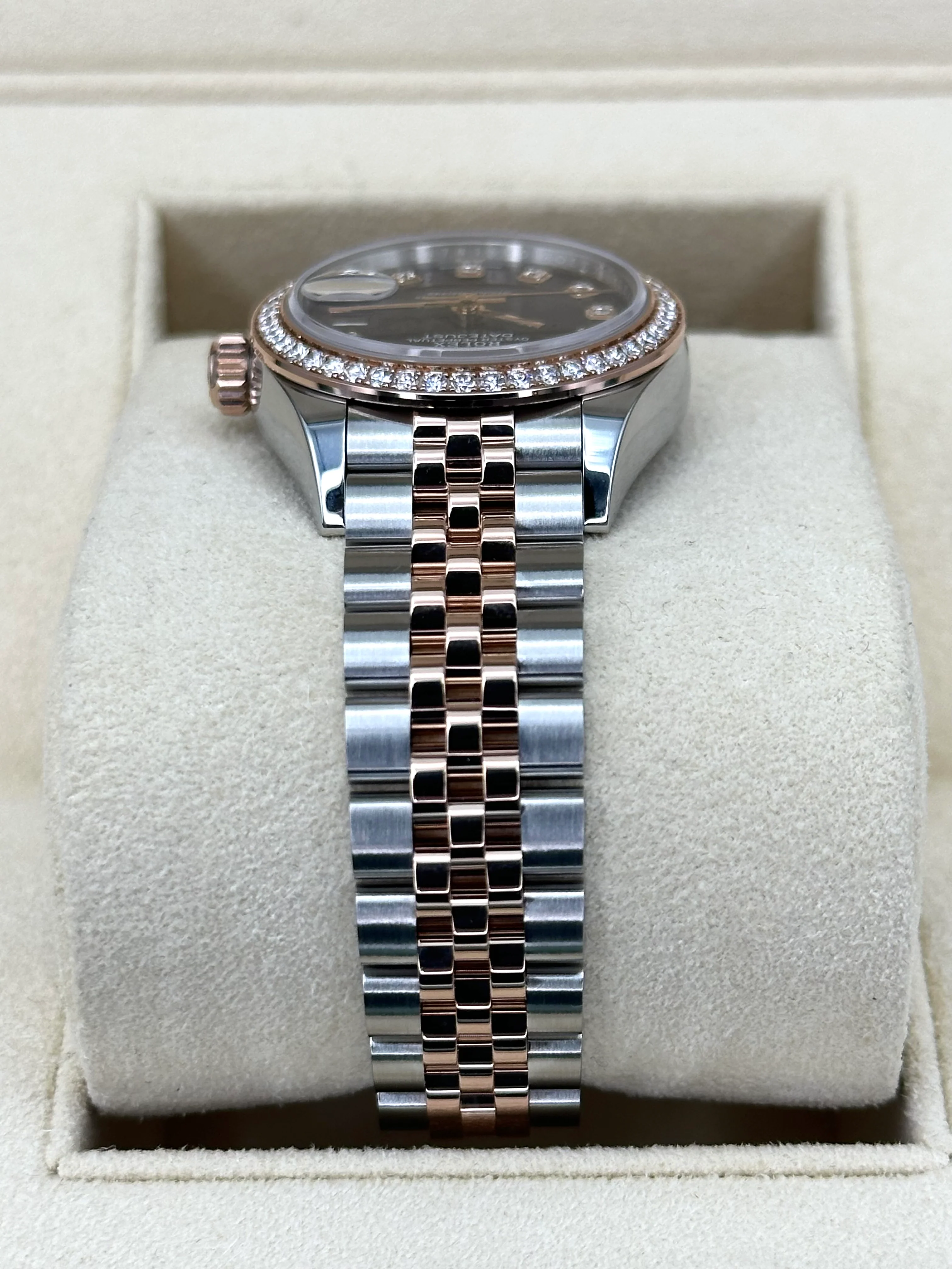 2017 Rolex Lady-Datejust 28mm 279381RBR Two-Tone Purple Diamond Dial - Image 4