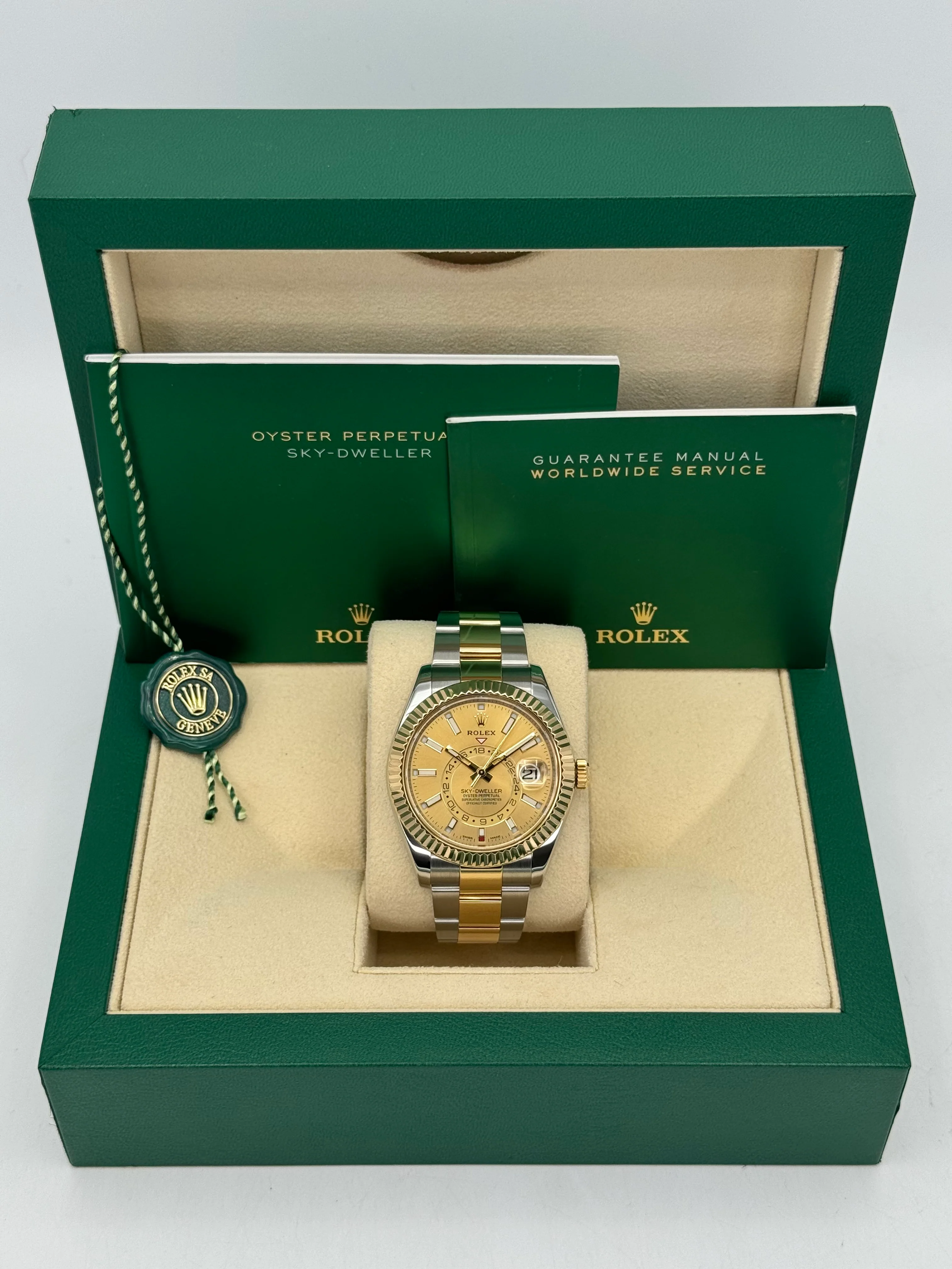 2017 Rolex Sky-Dweller 42mm 326933 Two-Tone Oyster Champagne Dial - Image 11