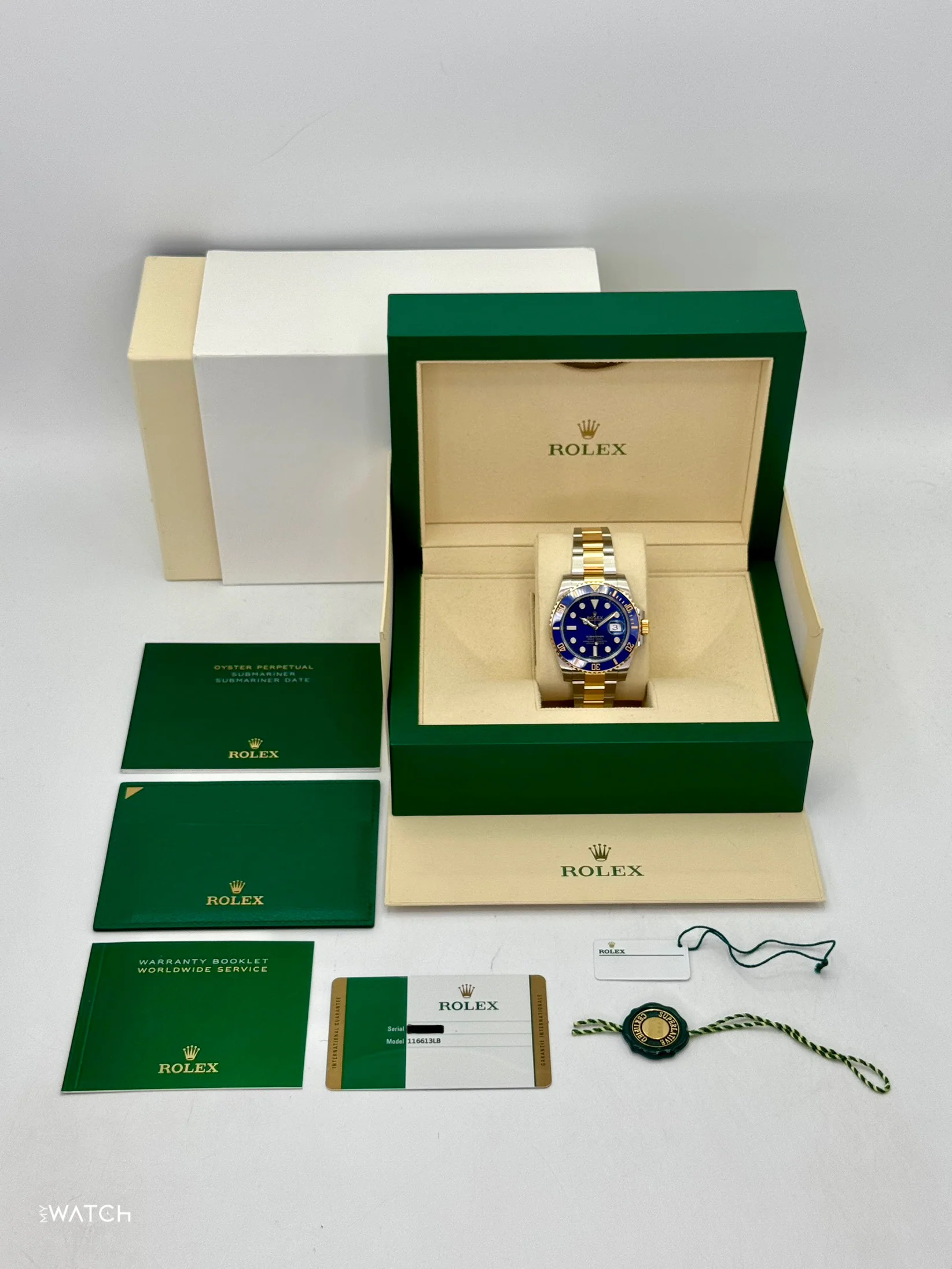 2017 Rolex Submariner "Bluesy" 40mm 116613LB Two-Tone Blue Dial - Image 10