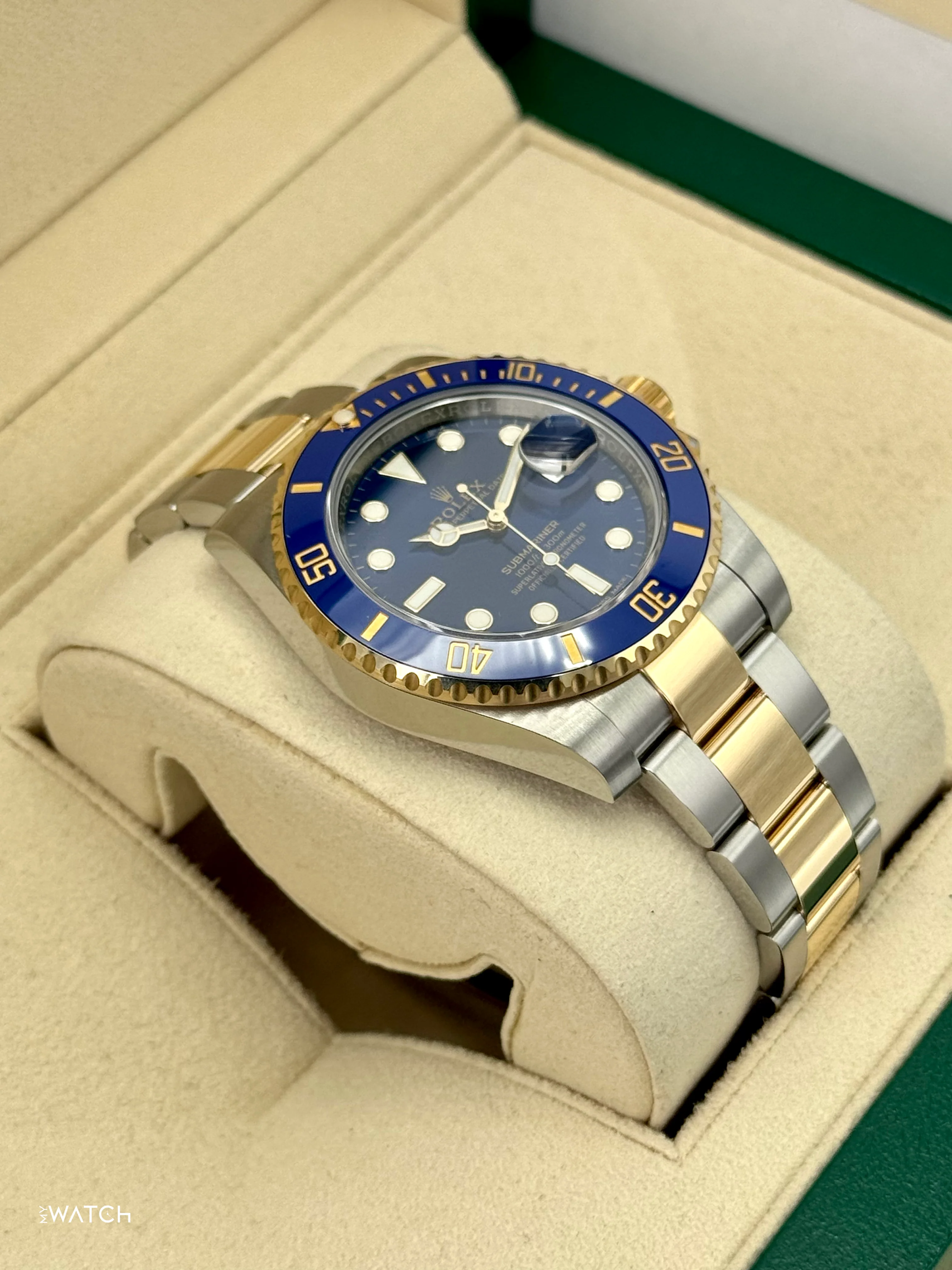 2017 Rolex Submariner "Bluesy" 40mm 116613LB Two-Tone Blue Dial - Image 6