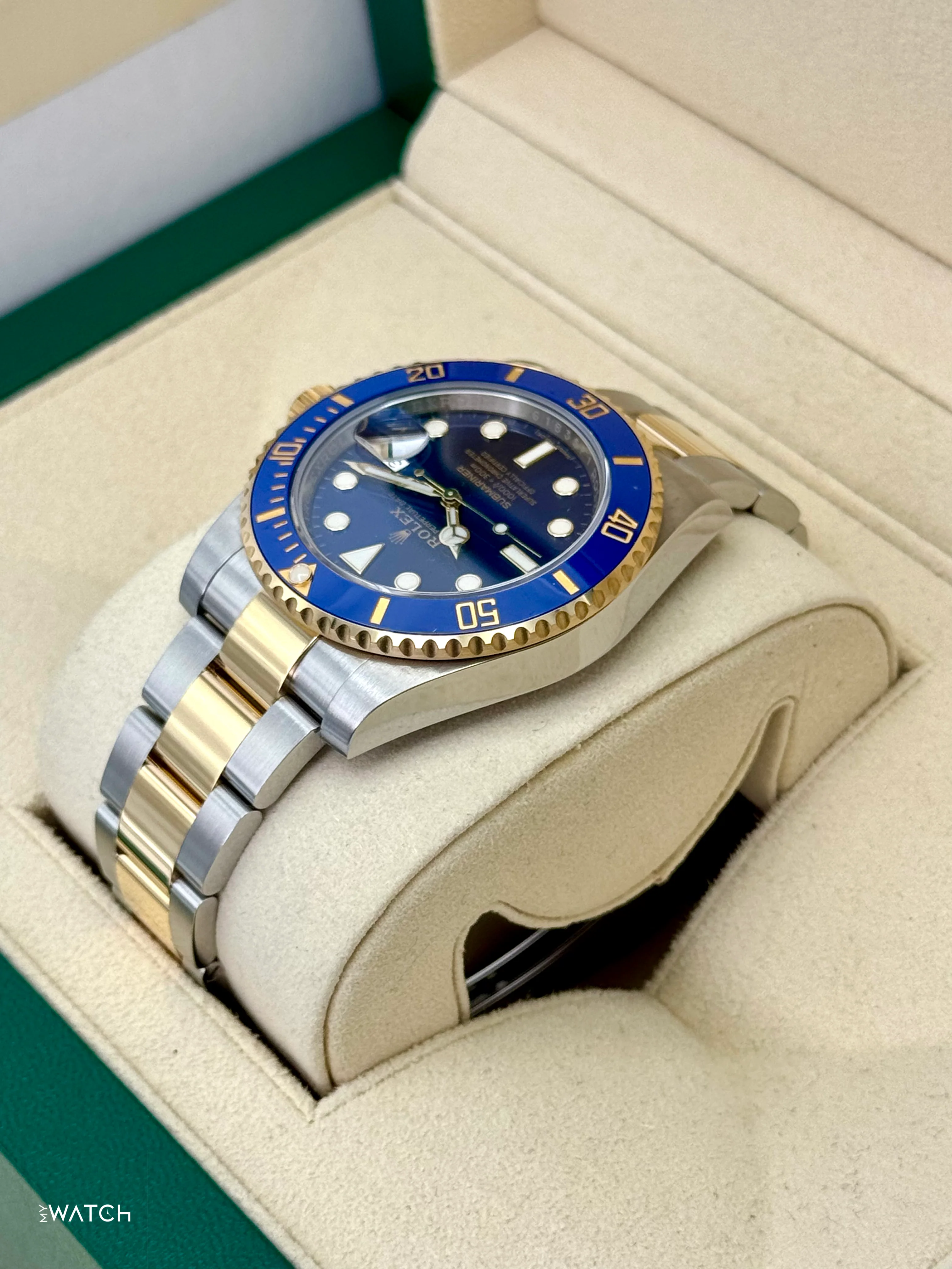 2017 Rolex Submariner "Bluesy" 40mm 116613LB Two-Tone Blue Dial - Image 7
