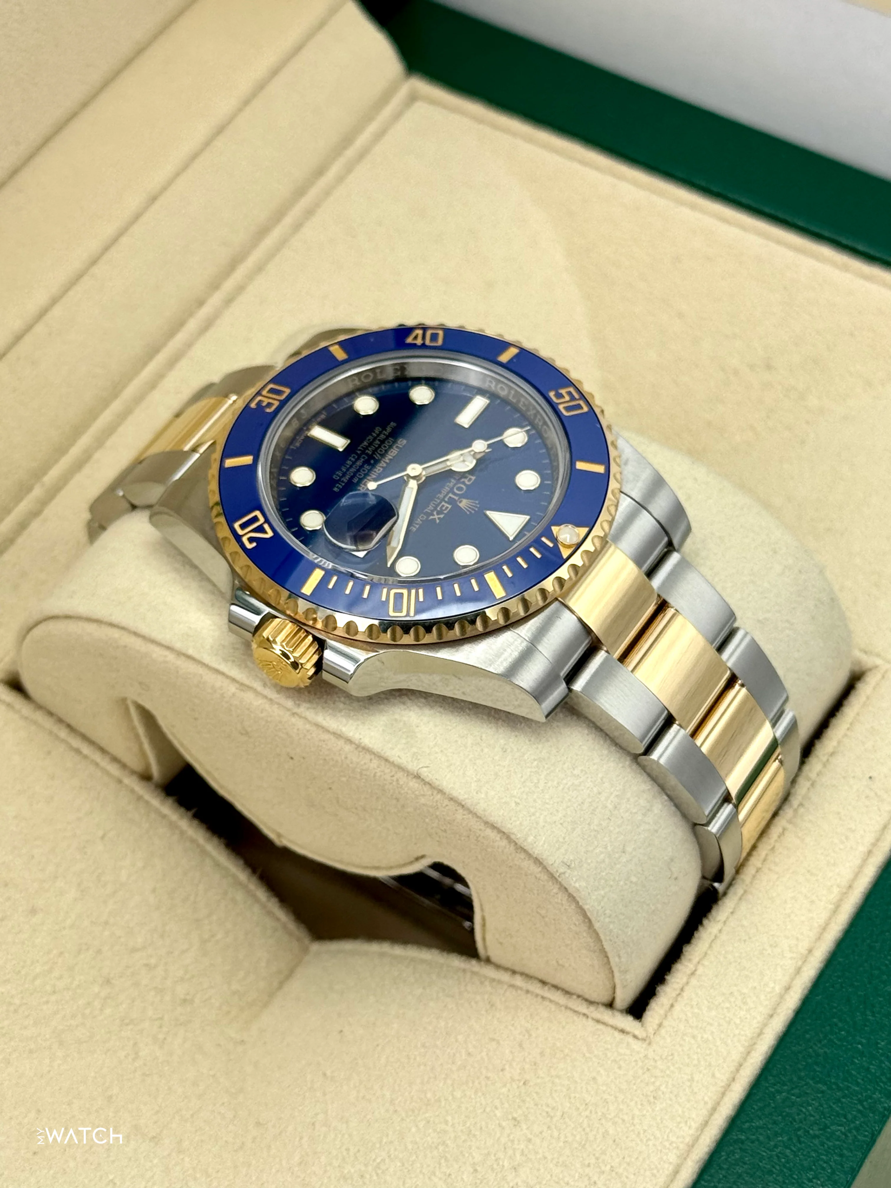 2017 Rolex Submariner "Bluesy" 40mm 116613LB Two-Tone Blue Dial - Image 8