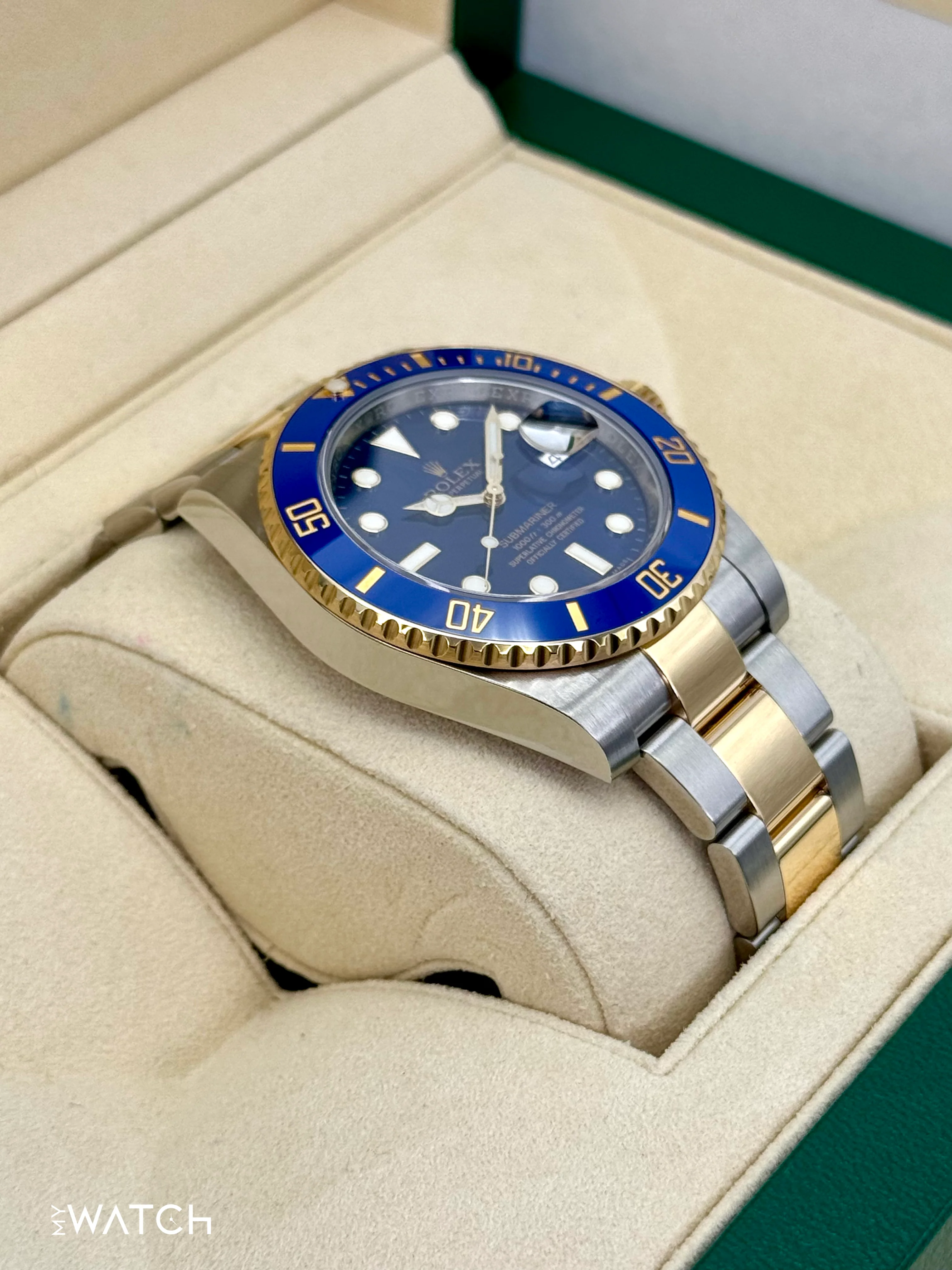 2017 Rolex Submariner "Bluesy" 40mm 116613LB Two-Tone Blue Dial - Image 6