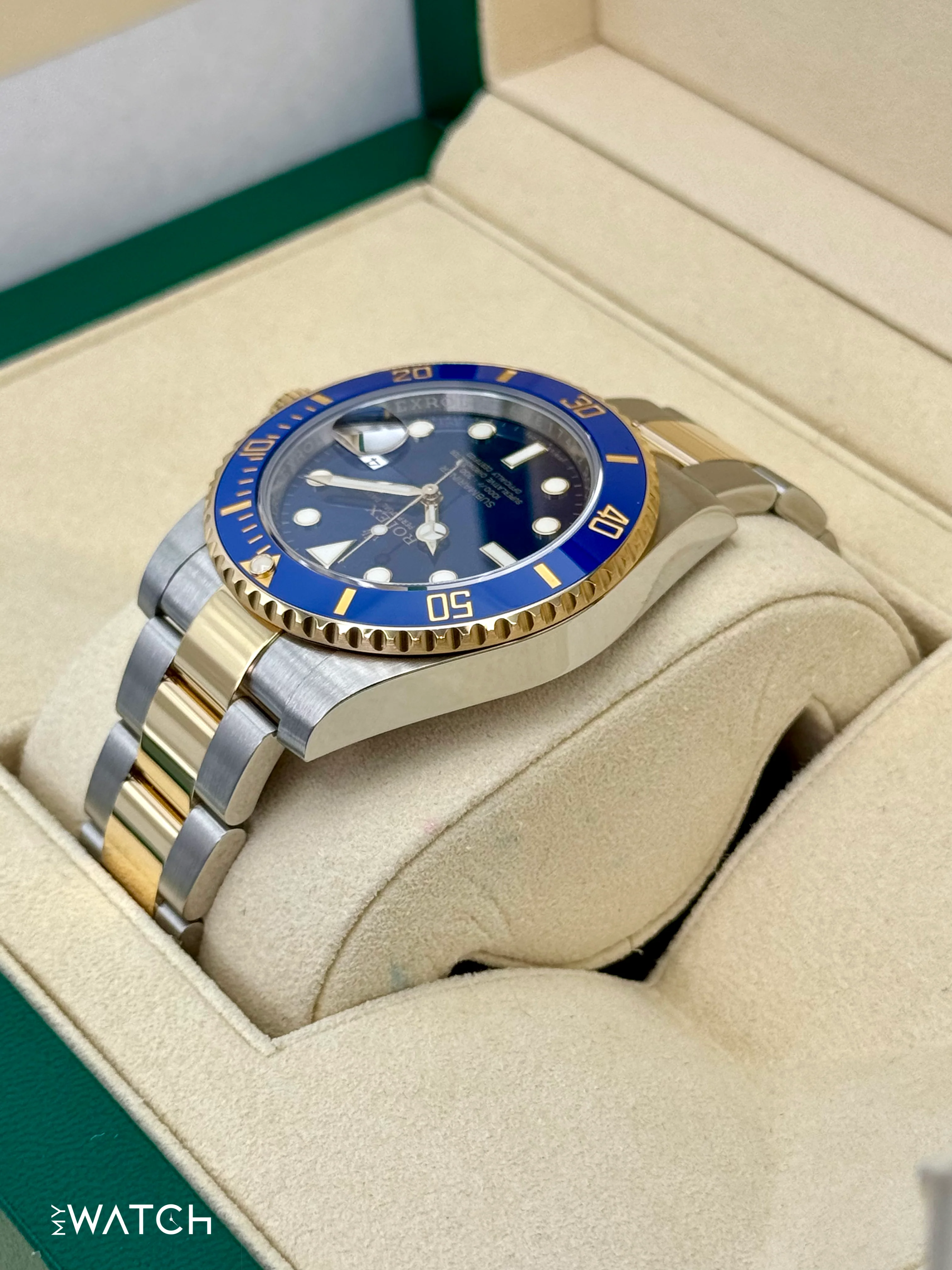 2017 Rolex Submariner "Bluesy" 40mm 116613LB Two-Tone Blue Dial - Image 7