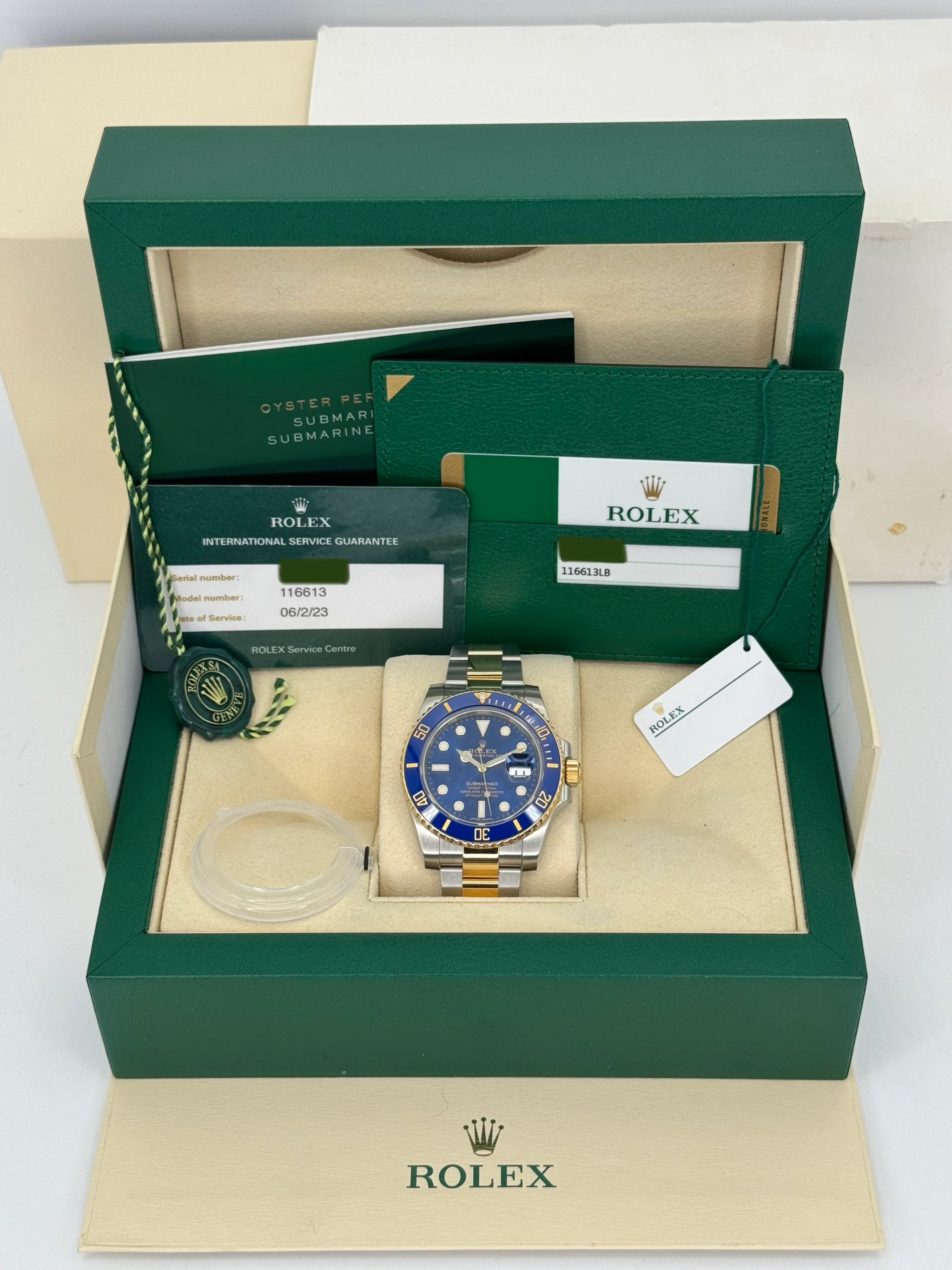 2017 Rolex Submariner "Bluesy" 40mm 116613LB Two-Tone Blue Dial - Image 12
