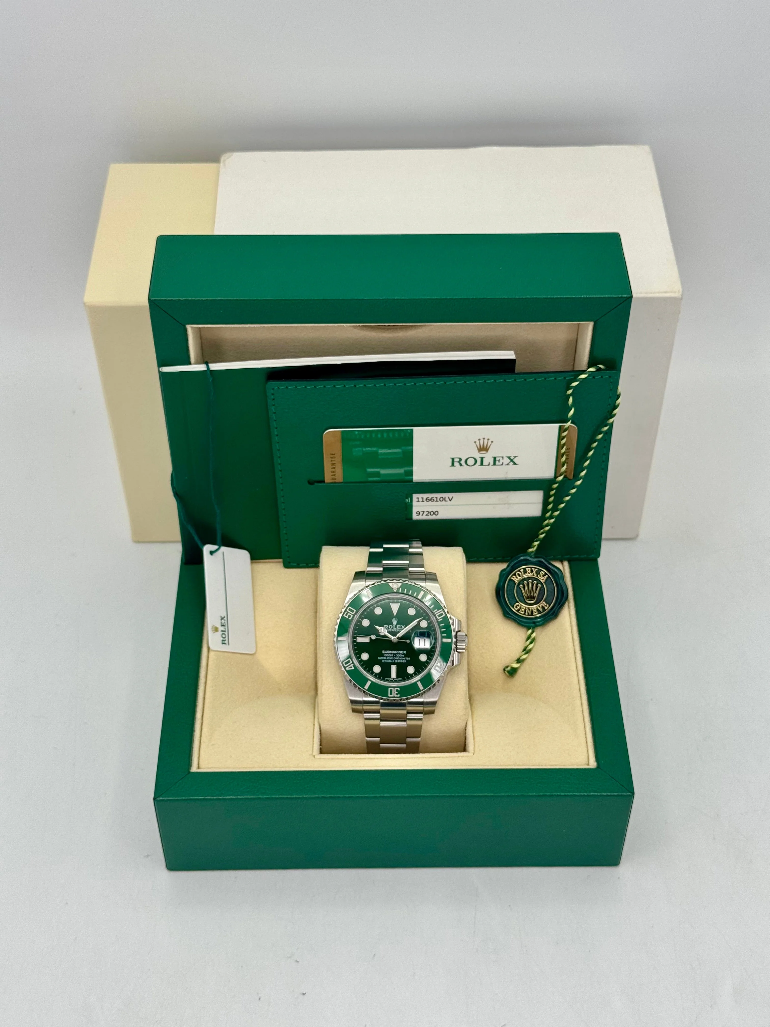 2017 Rolex Submariner "Hulk" 40mm 116610LV Green Dial - Image 9