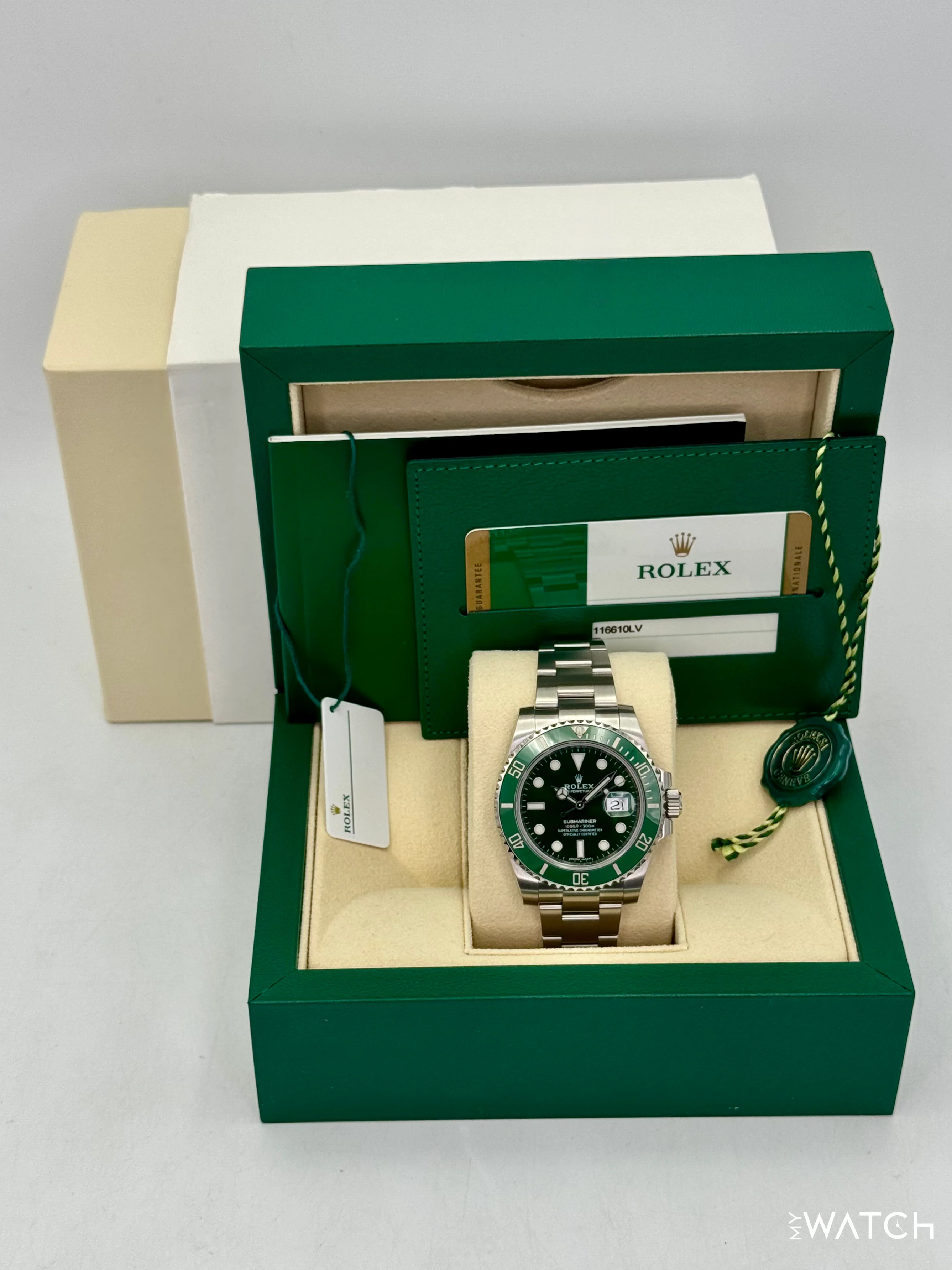 2017 Rolex Submariner “Hulk” 40mm 116610LV Green Dial - Image 9