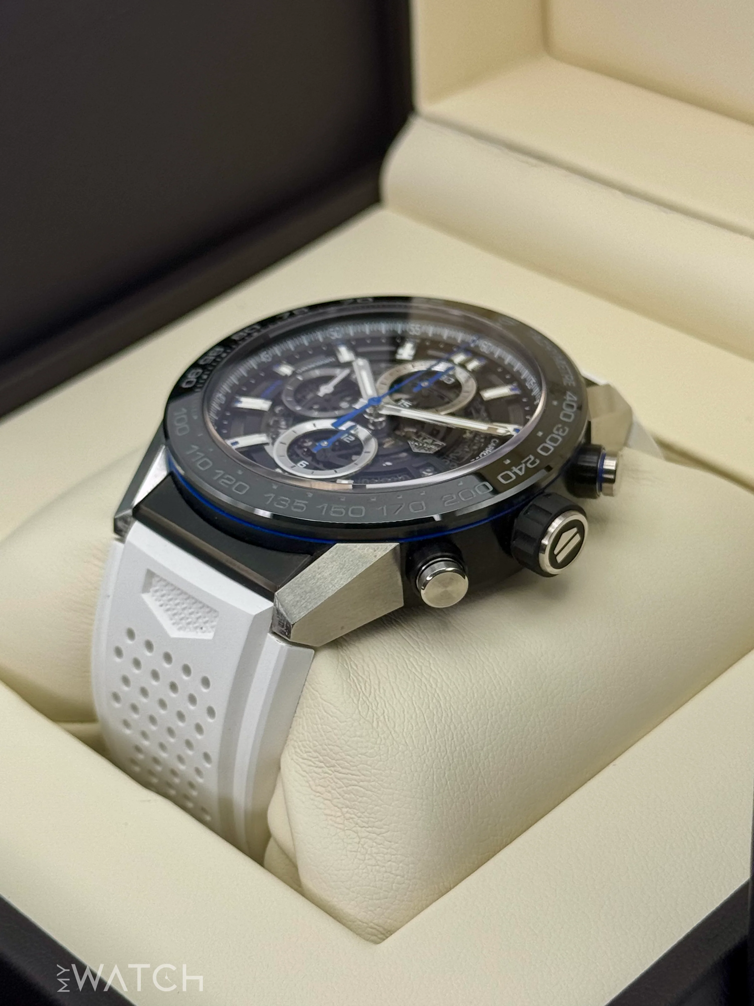 2017 Tag Heuer Carrera Calibre Heuer 01 45mm CAR2A1T.FT6052 Skeletonized - Image 4
