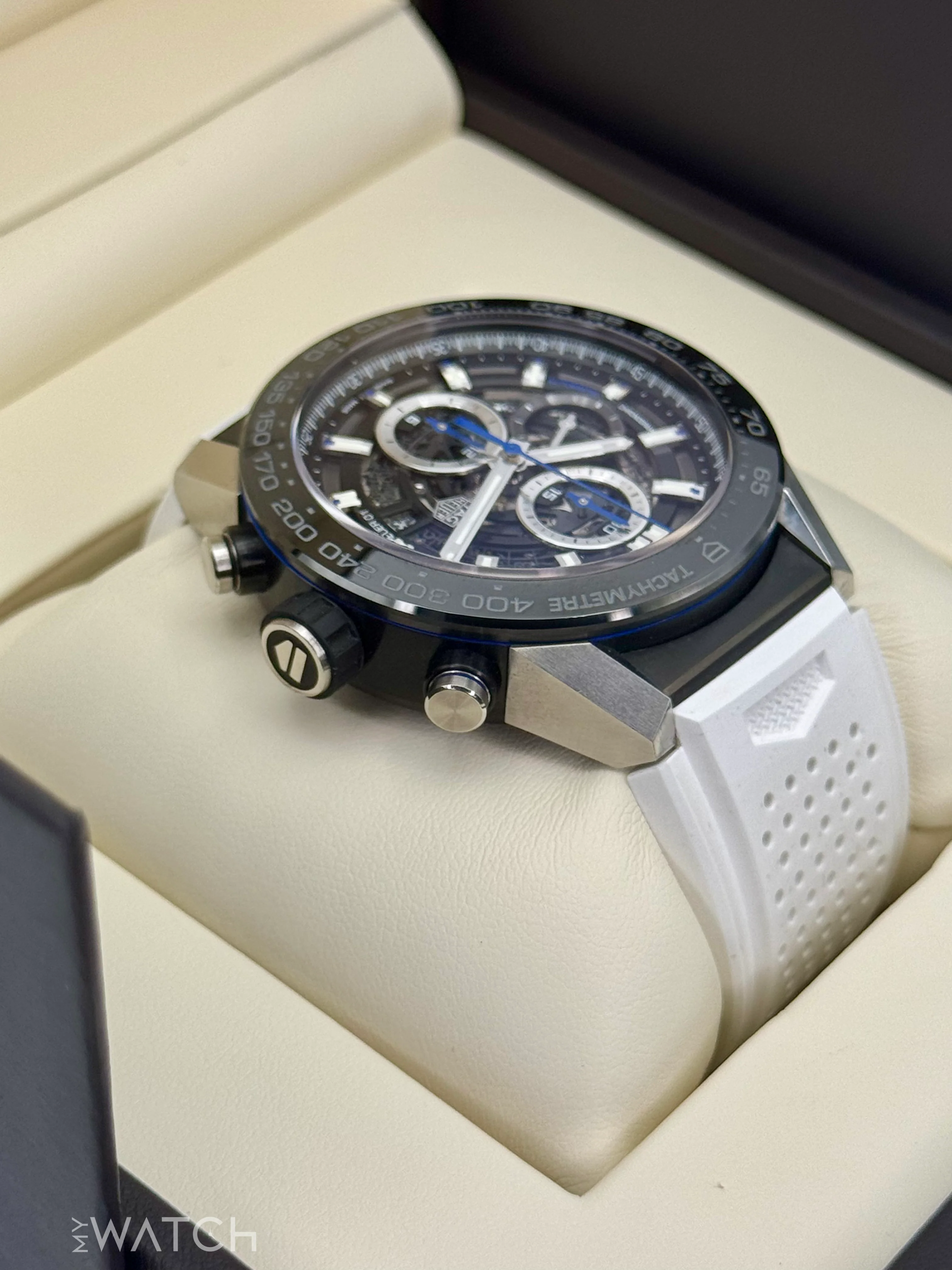 2017 Tag Heuer Carrera Calibre Heuer 01 45mm CAR2A1T.FT6052 Skeletonized - Image 7