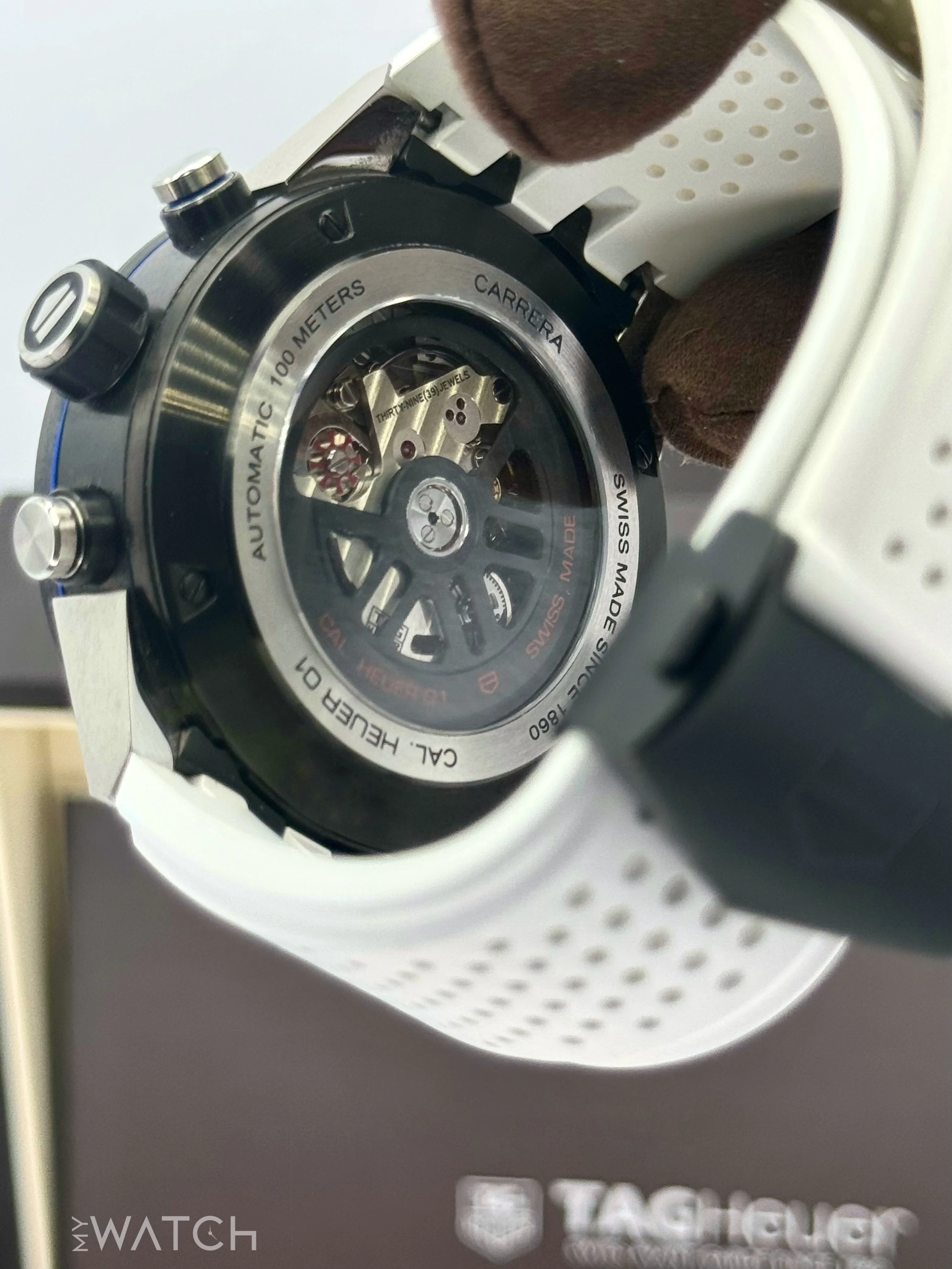 2017 Tag Heuer Carrera Calibre Heuer 01 45mm CAR2A1T.FT6052 Skeletonized - Image 8