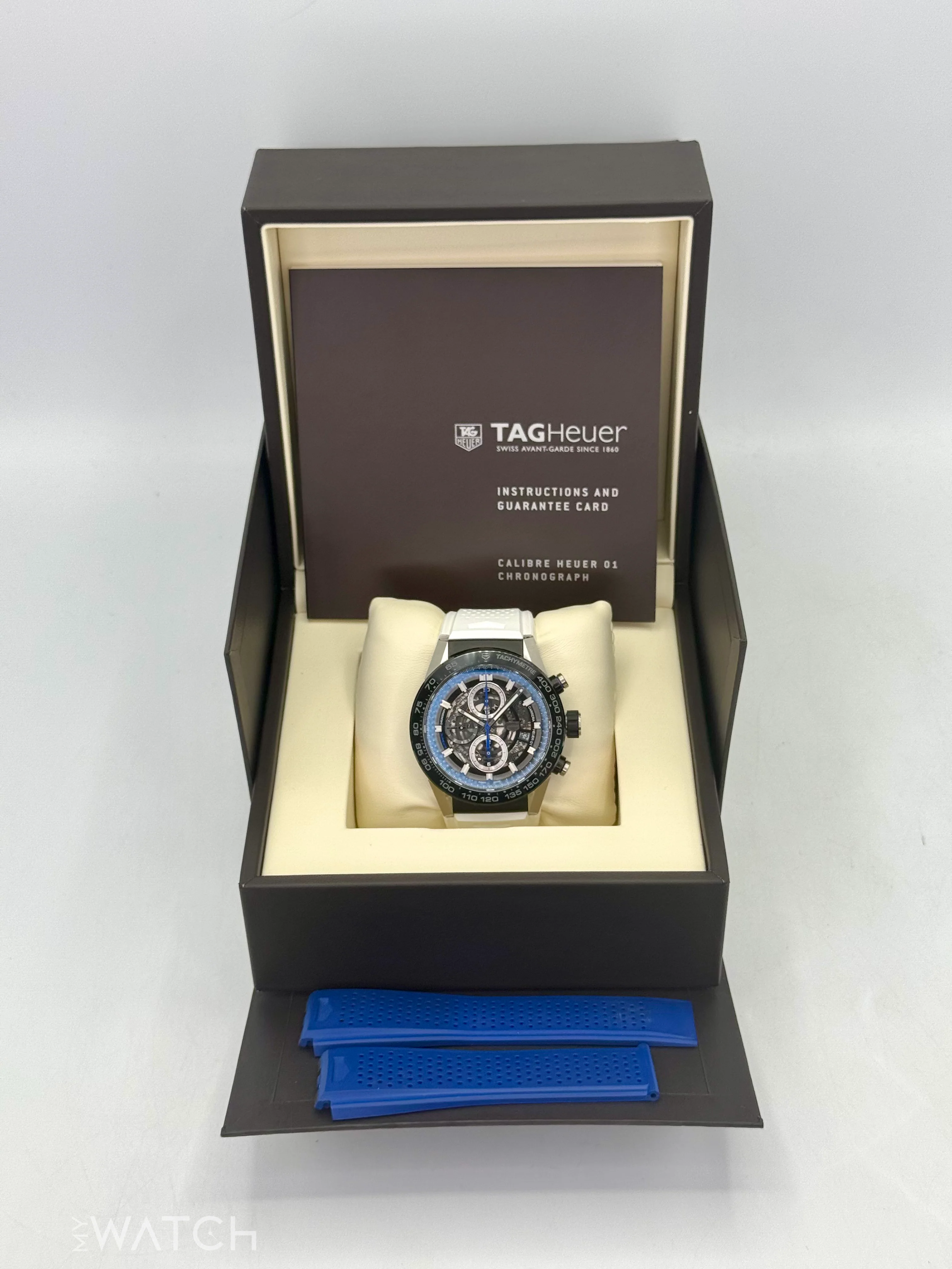 2017 Tag Heuer Carrera Calibre Heuer 01 45mm CAR2A1T.FT6052 Skeletonized - Image 9