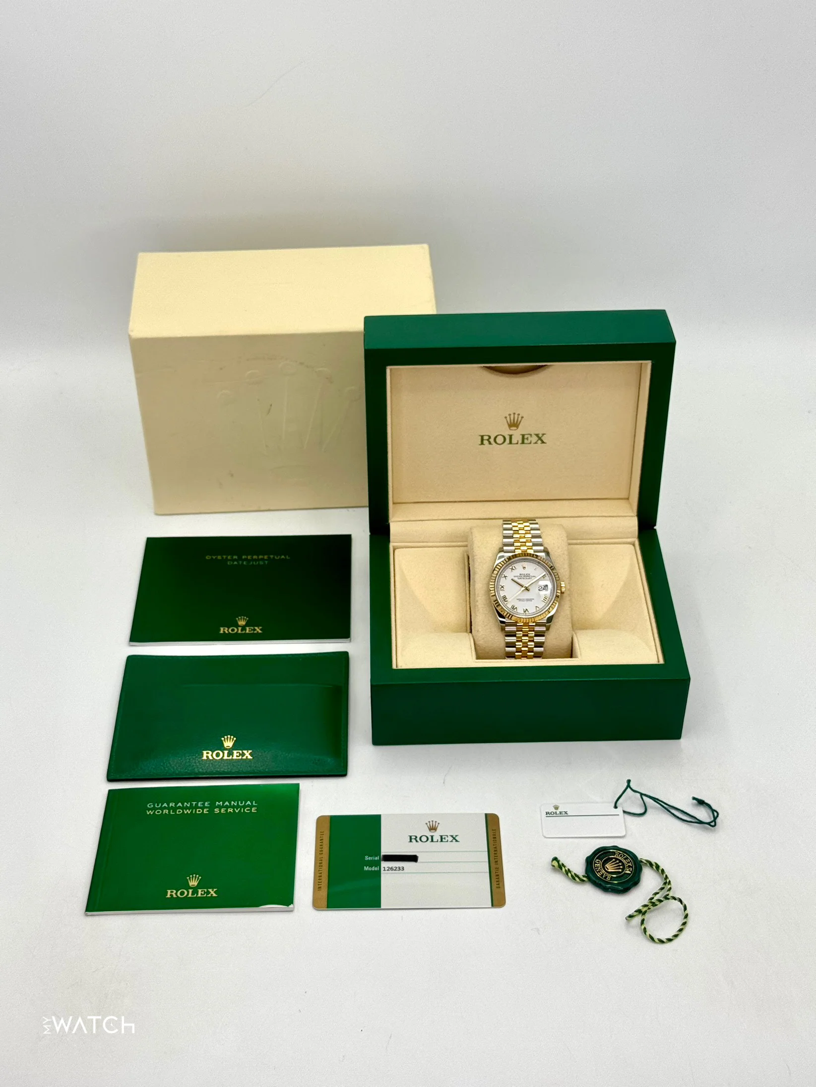 2018 Rolex Datejust 36mm 126233 Two-Tone Jubilee White Dial - Image 10