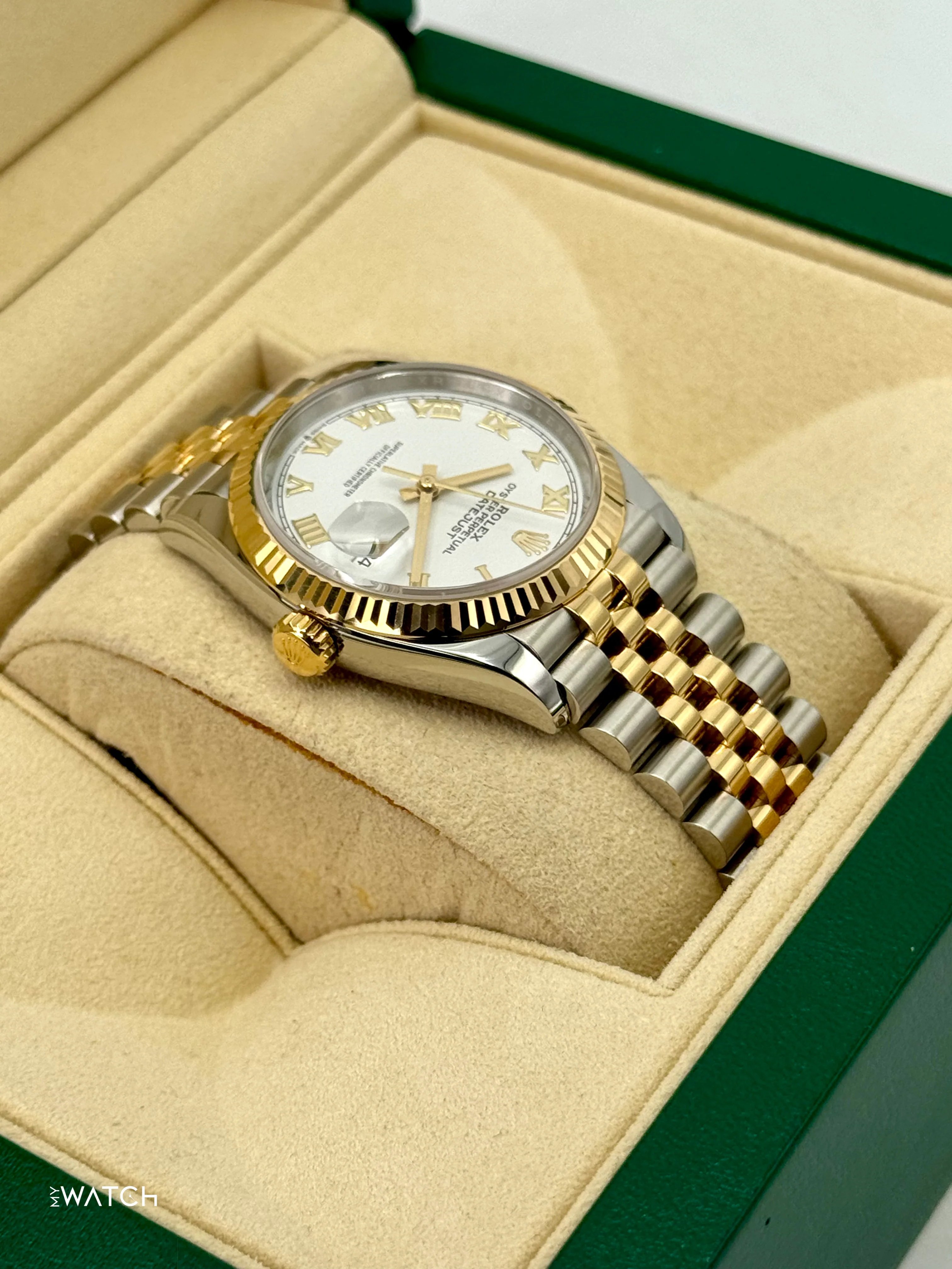 2018 Rolex Datejust 36mm 126233 Two-Tone Jubilee White Dial - Image 8