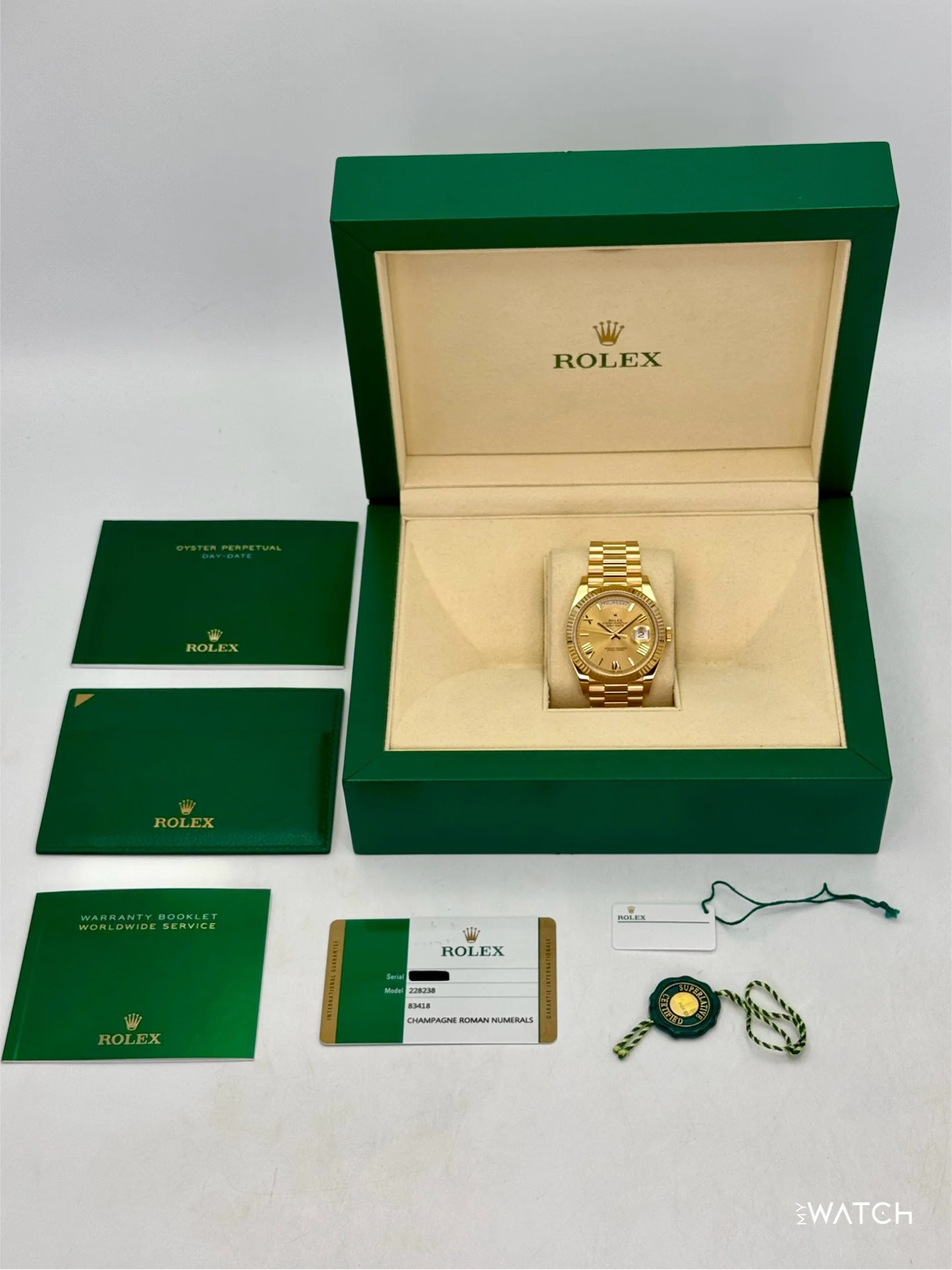 2018 Rolex Day-Date 40mm 228238 Presidential Champagne Dial - Image 10