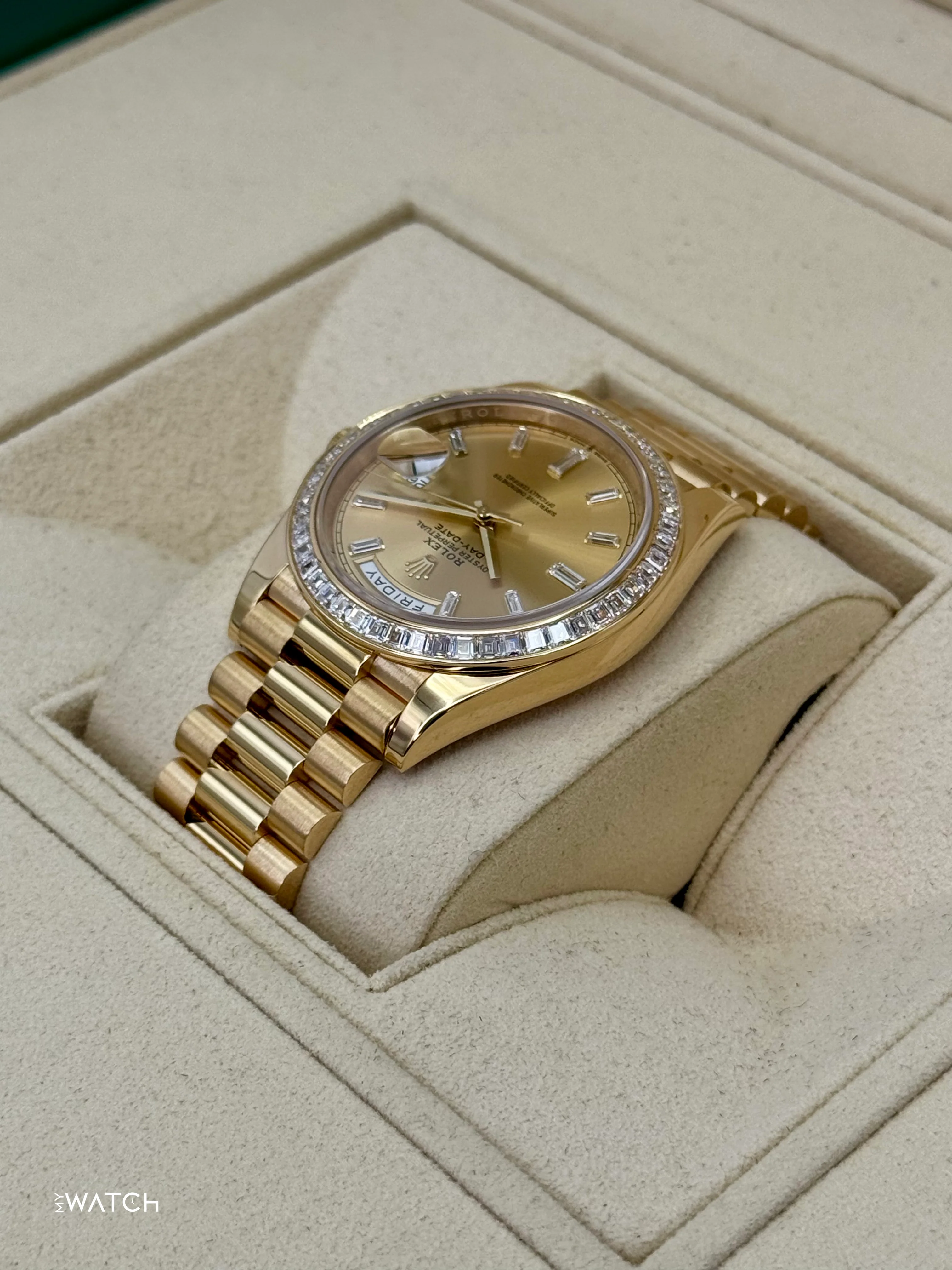 2018 Rolex Day-Date 40mm 228398TBR Presidential Yellow Gold Champagne Dial - Image 7