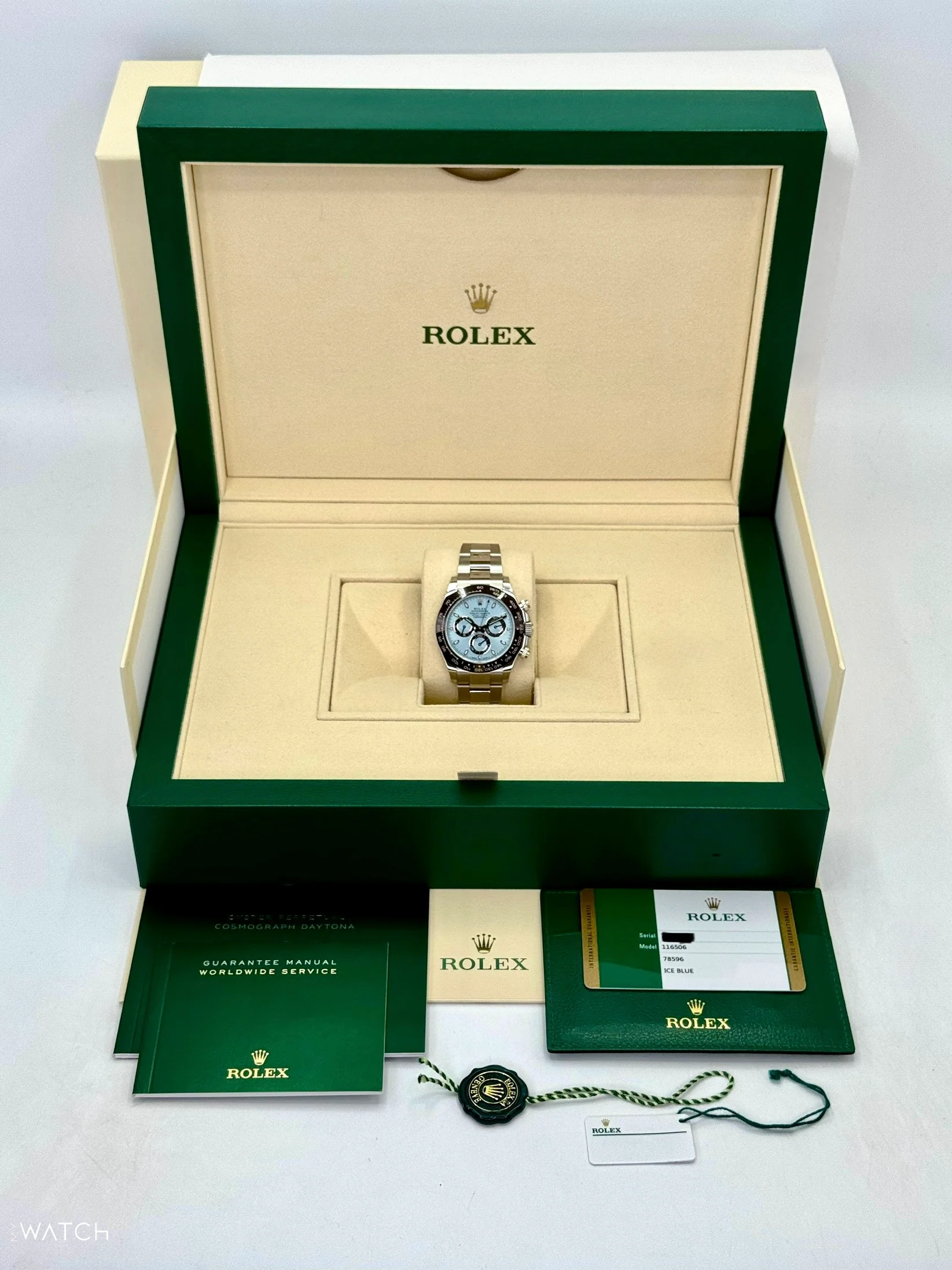 2018 Rolex Daytona 40mm 116506 Platinum Ice Blue Dial - Image 10