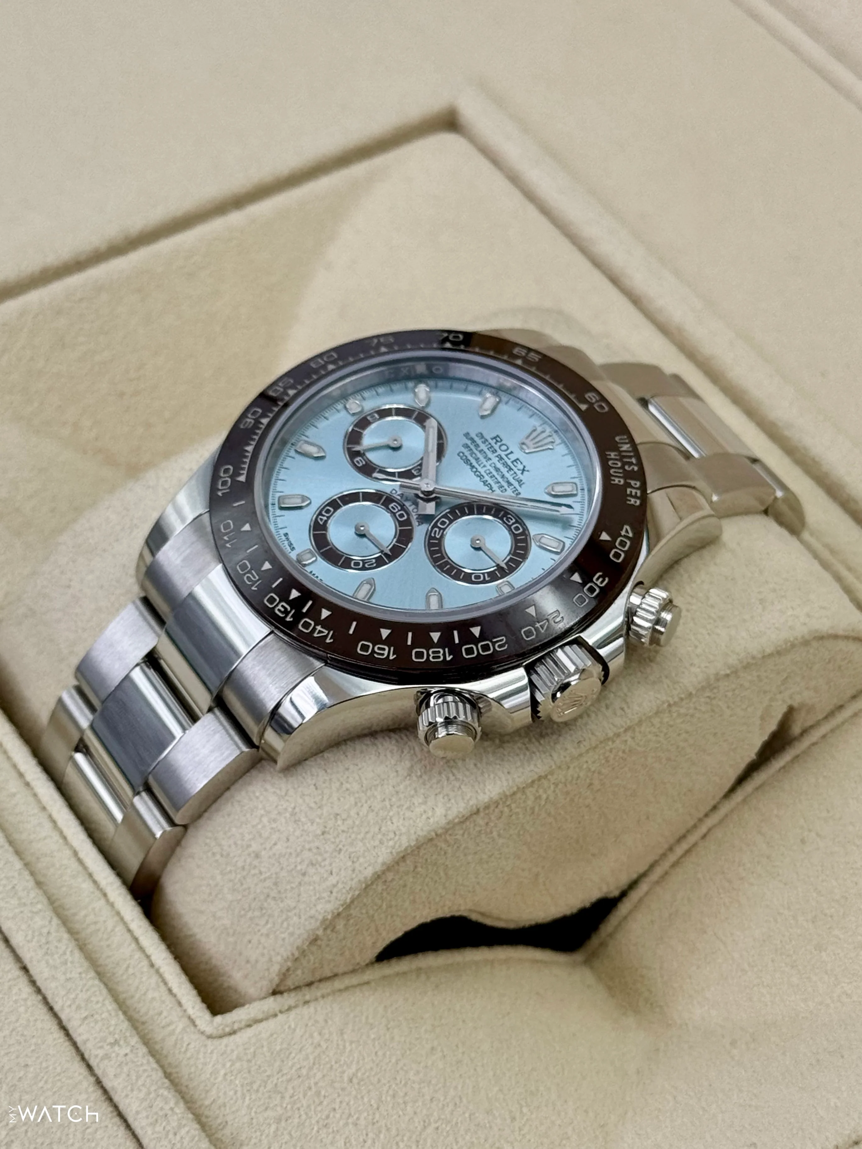 2018 Rolex Daytona 40mm 116506 Platinum Ice Blue Dial - Image 5