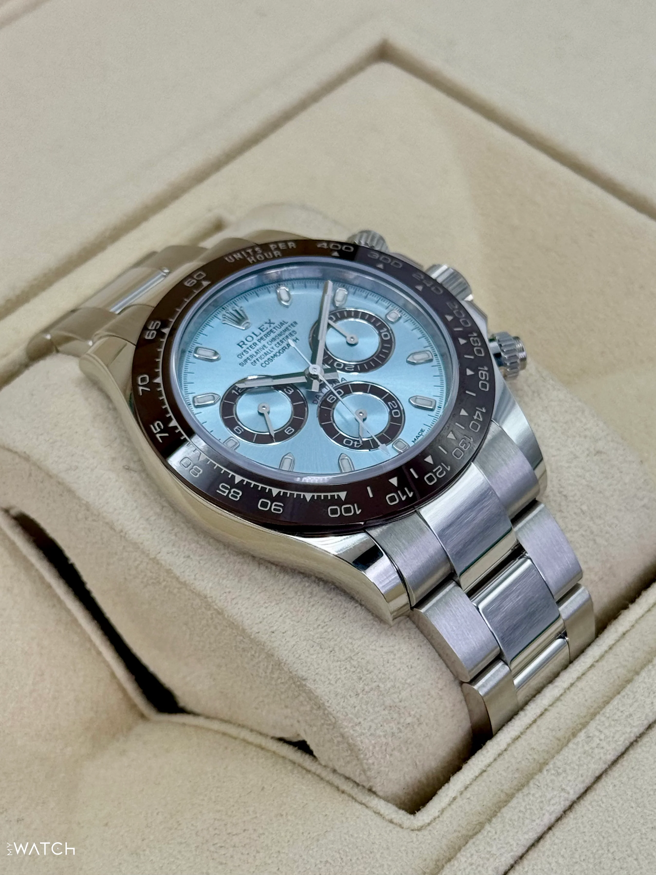 2018 Rolex Daytona 40mm 116506 Platinum Ice Blue Dial - Image 6