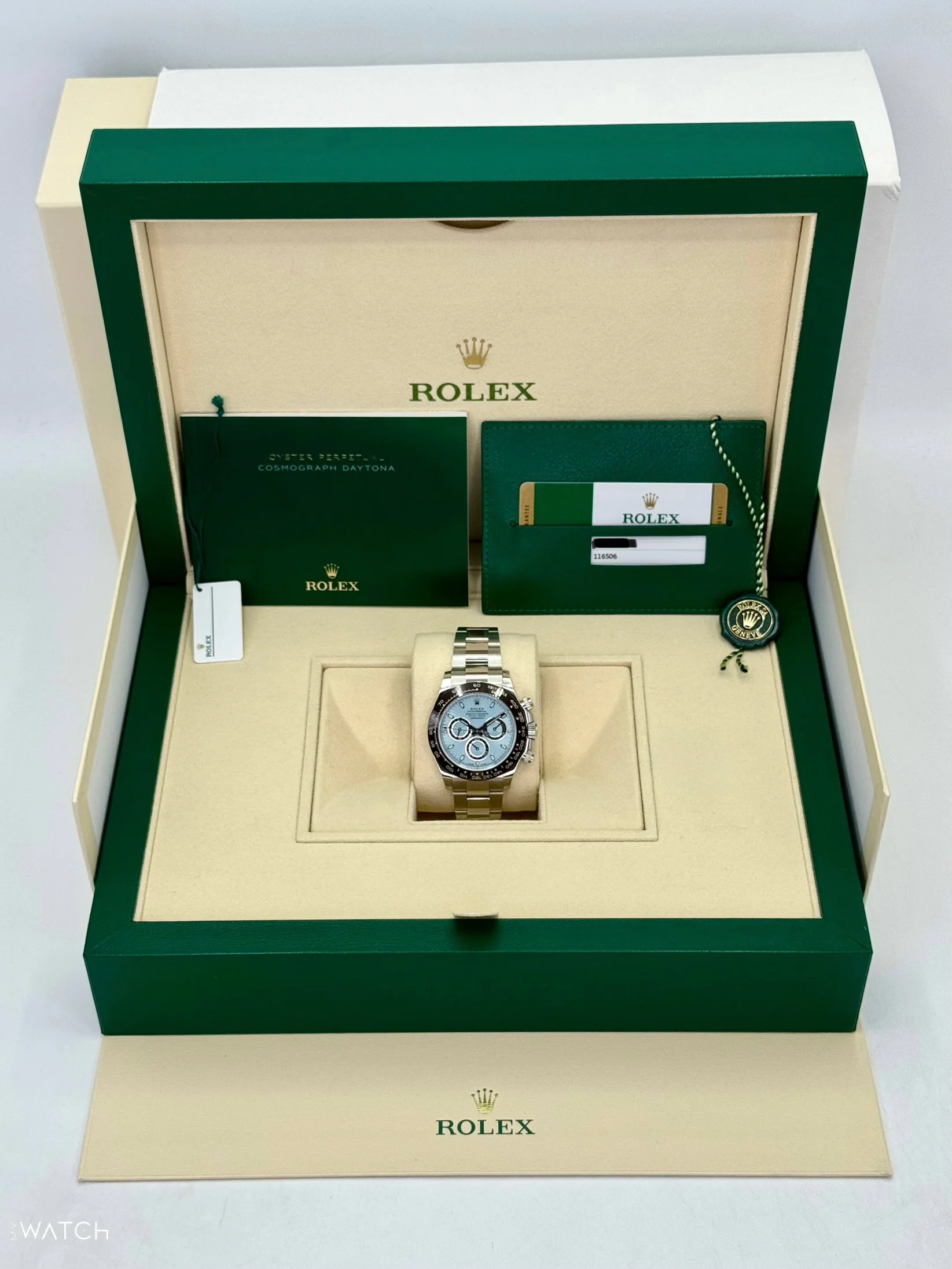 2018 Rolex Daytona 40mm 116506 Platinum Ice Blue Dial - Image 9