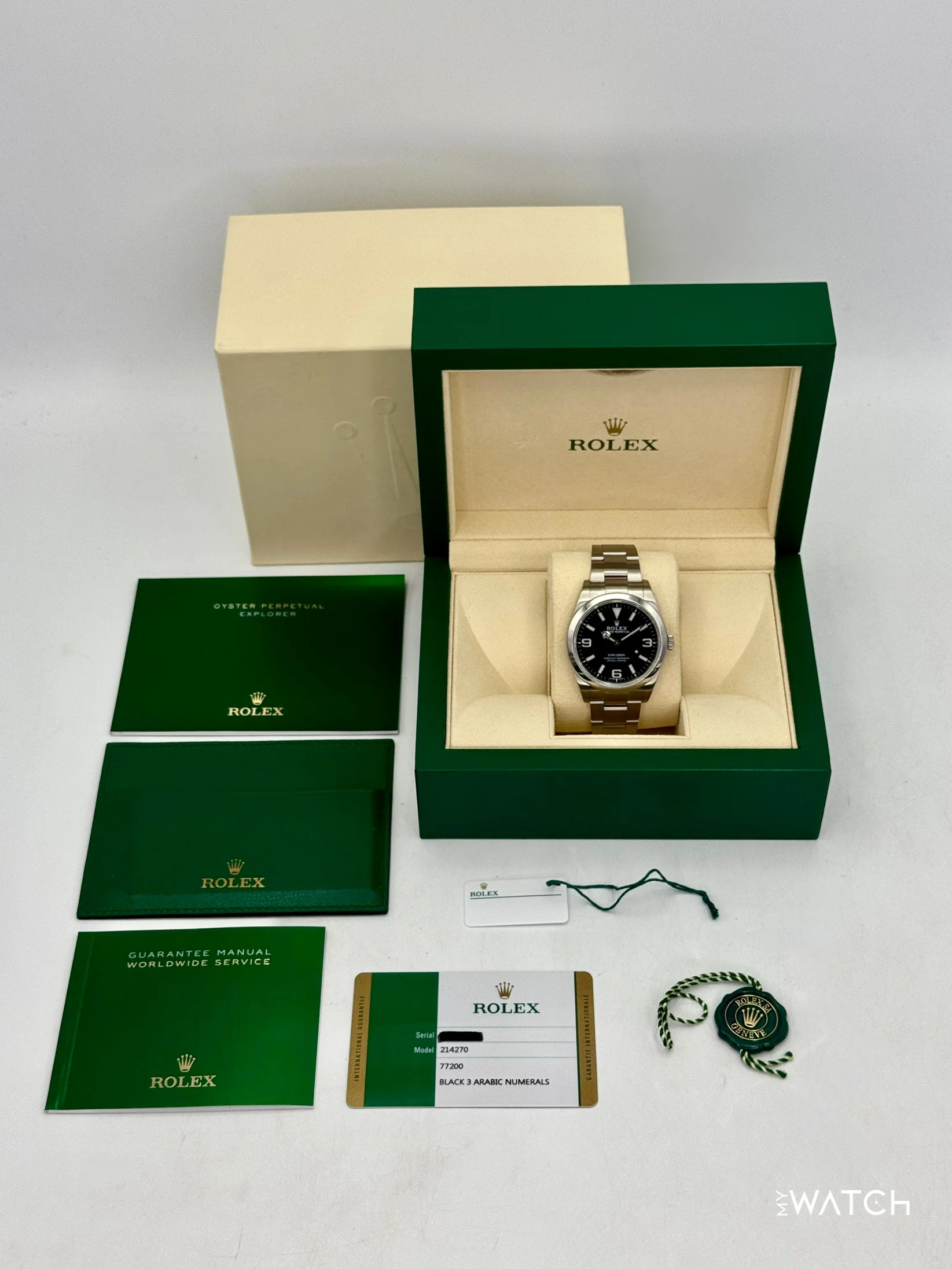 2018 Rolex Explorer 39mm 214270 Stainless Steel Black Dial - Image 10