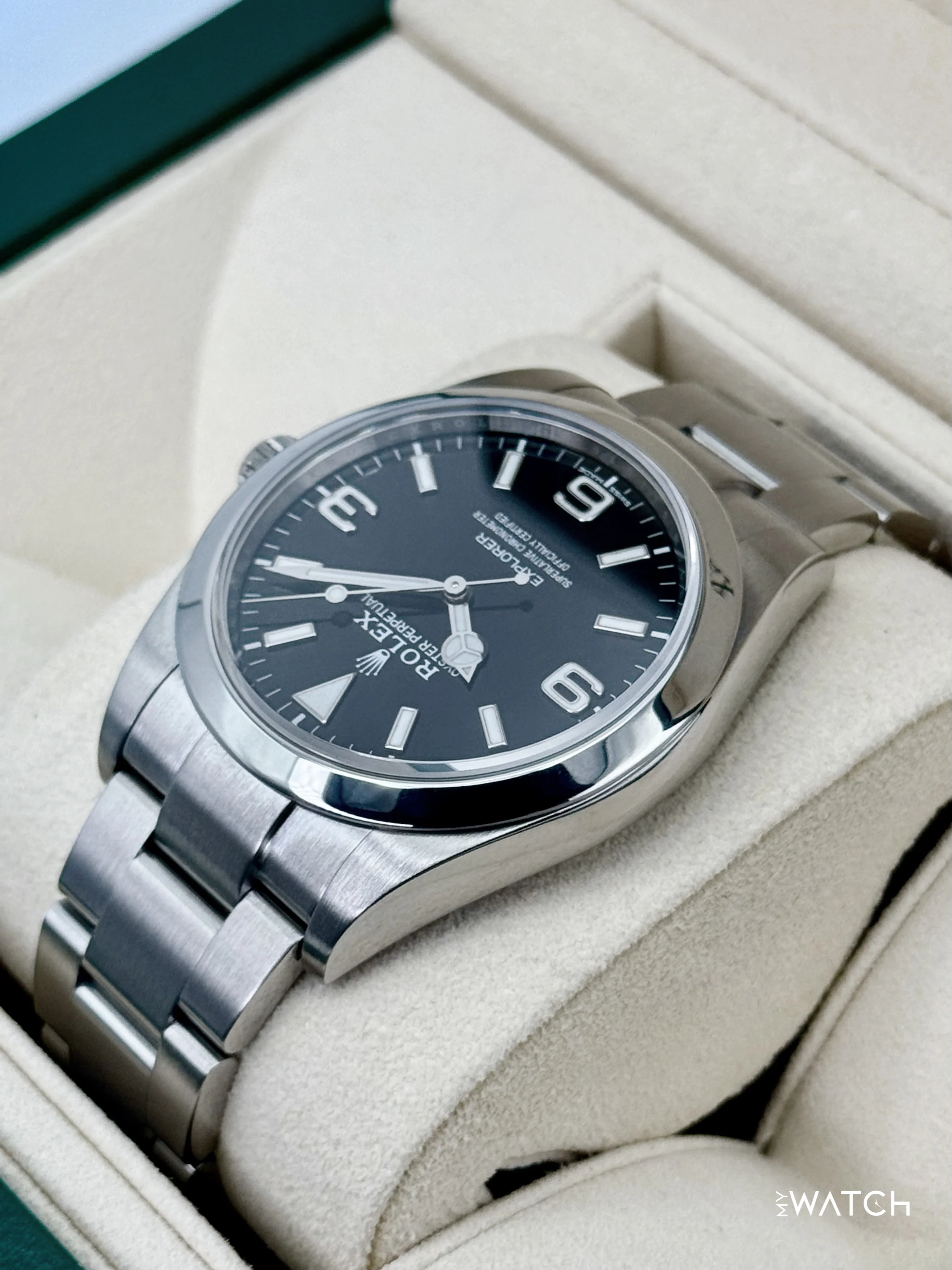 2018 Rolex Explorer 39mm 214270 Stainless Steel Black Dial - Image 7