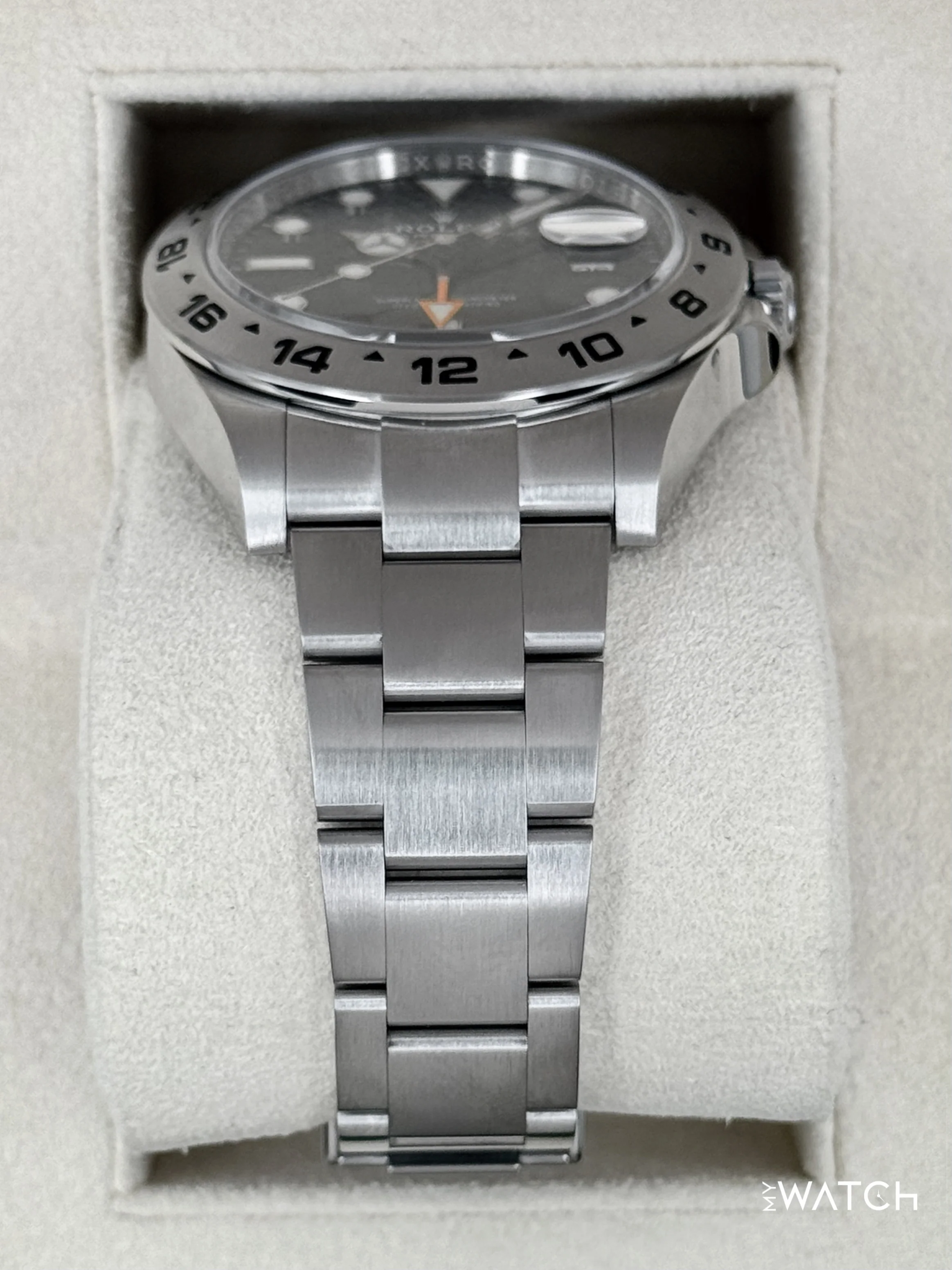 2018 Rolex Explorer II 42mm 216570 Stainless Steel Black Dial - Image 3