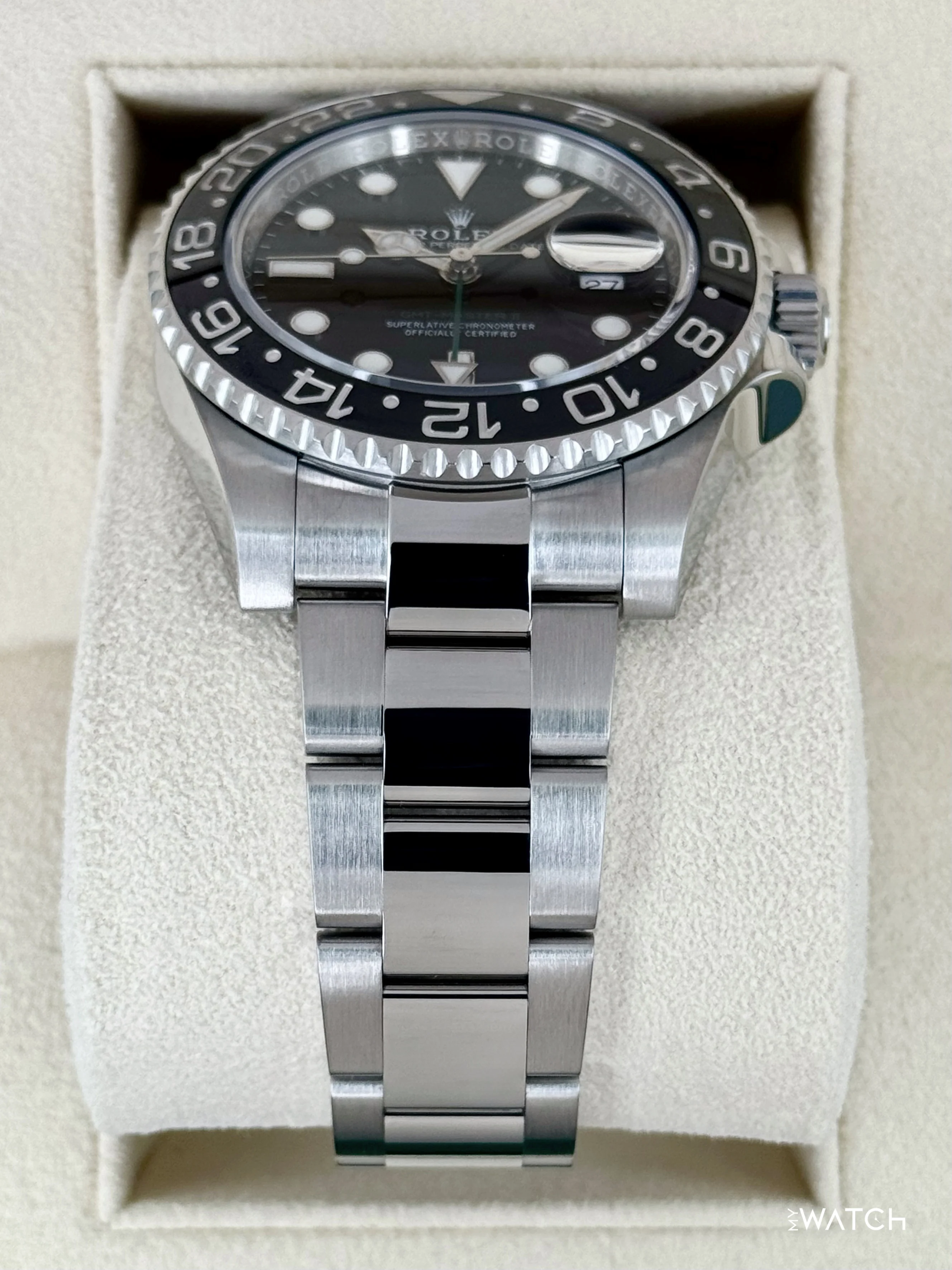 2018 Rolex GMT-Master II 40mm 116710LN Stainless Steel Black Dial - Image 3