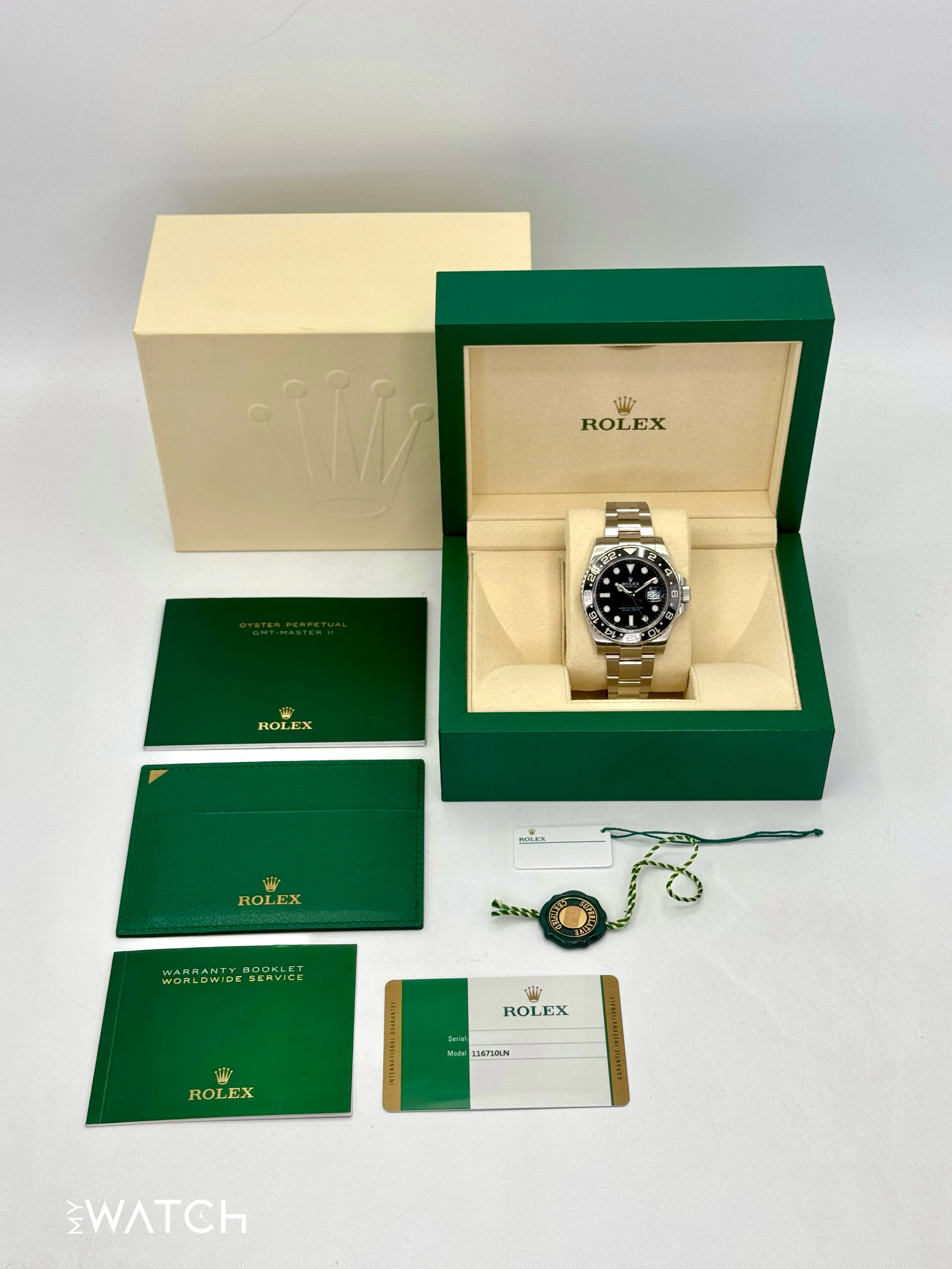 2018 Rolex GMT-Master II 40mm 116710LN Stainless Steel Black Dial - Image 10