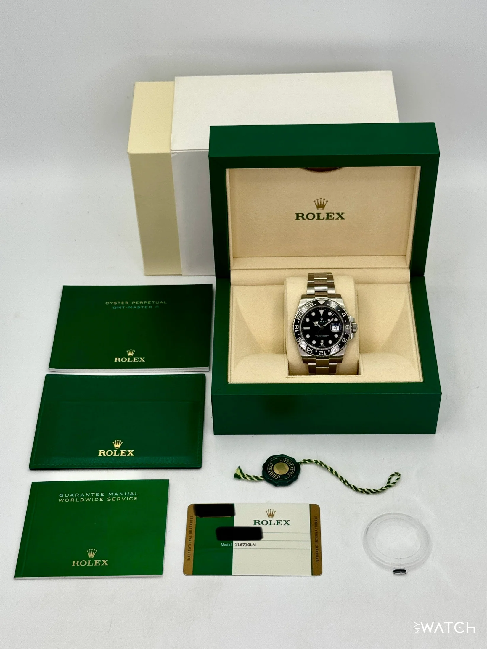 2018 Rolex GMT-Master II 40mm 116710LN Stainless Steel Black Dial - Image 10