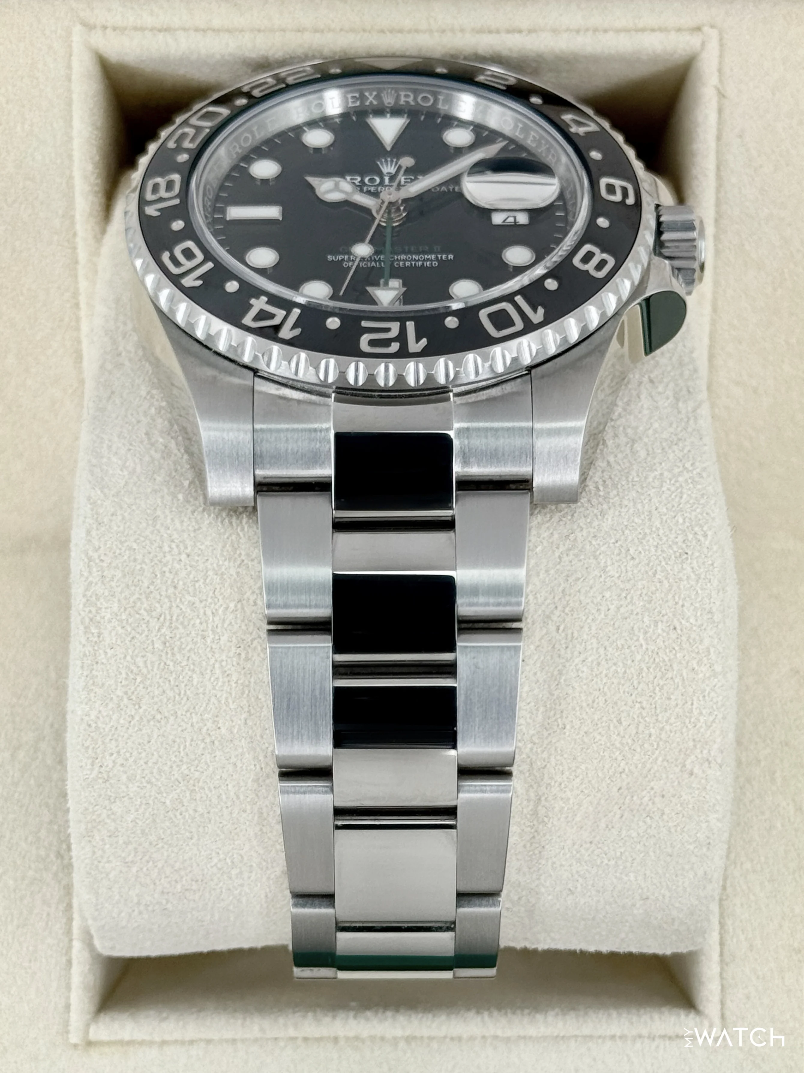 2018 Rolex GMT-Master II 40mm 116710LN Stainless Steel Black Dial - Image 3