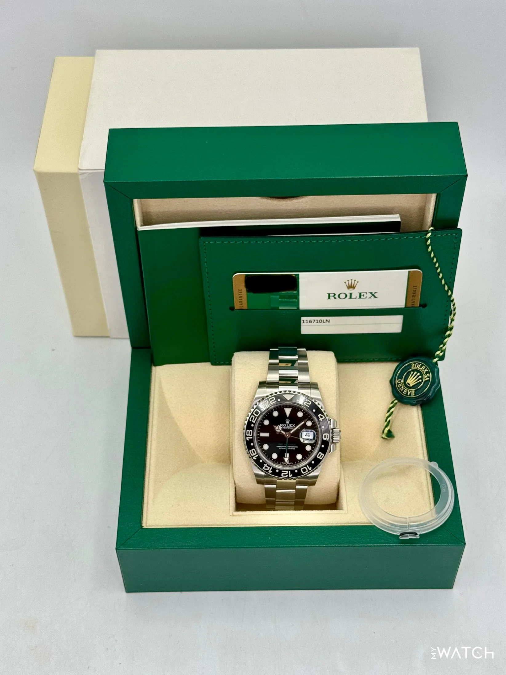 2018 Rolex GMT-Master II 40mm 116710LN Stainless Steel Black Dial - Image 9