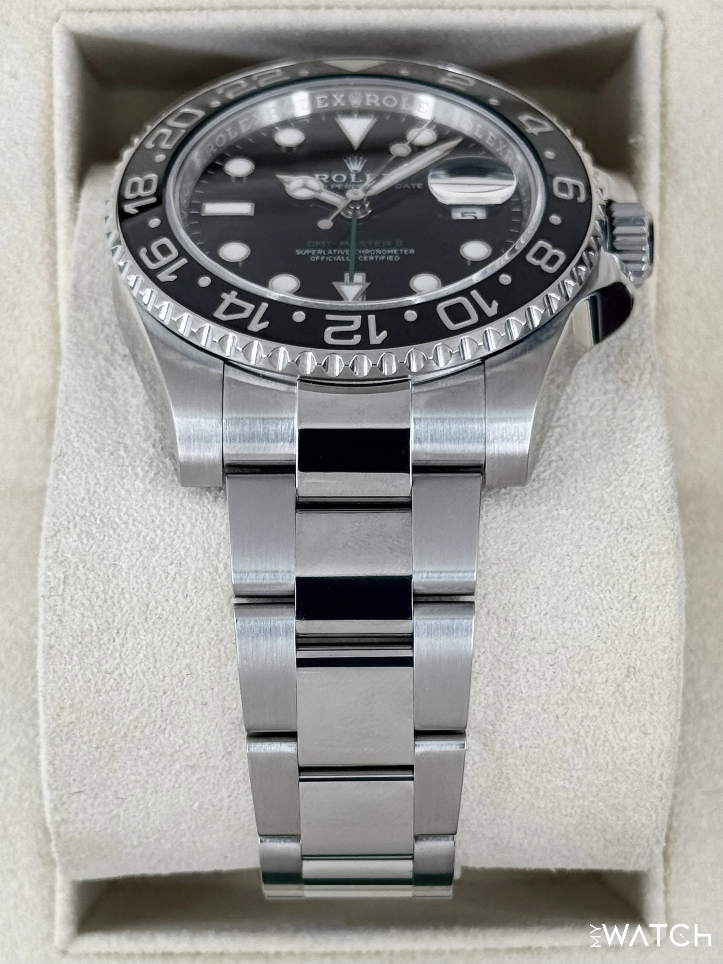 2018 Rolex GMT-Master II 40mm 116710LN Stainless Steel Black Dial - Image 3