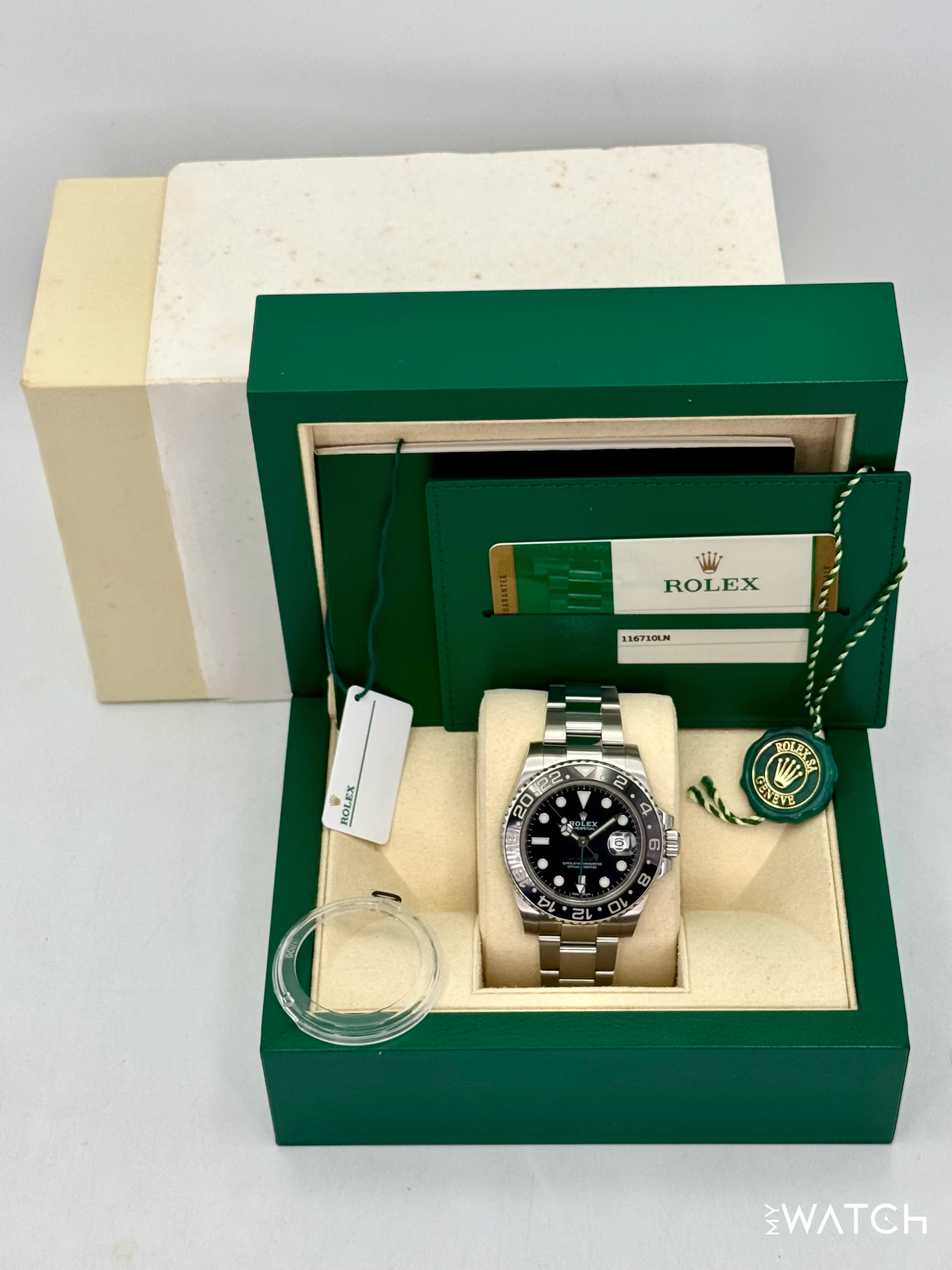 2018 Rolex GMT-Master II 40mm 116710LN Stainless Steel Black Dial - Image 9