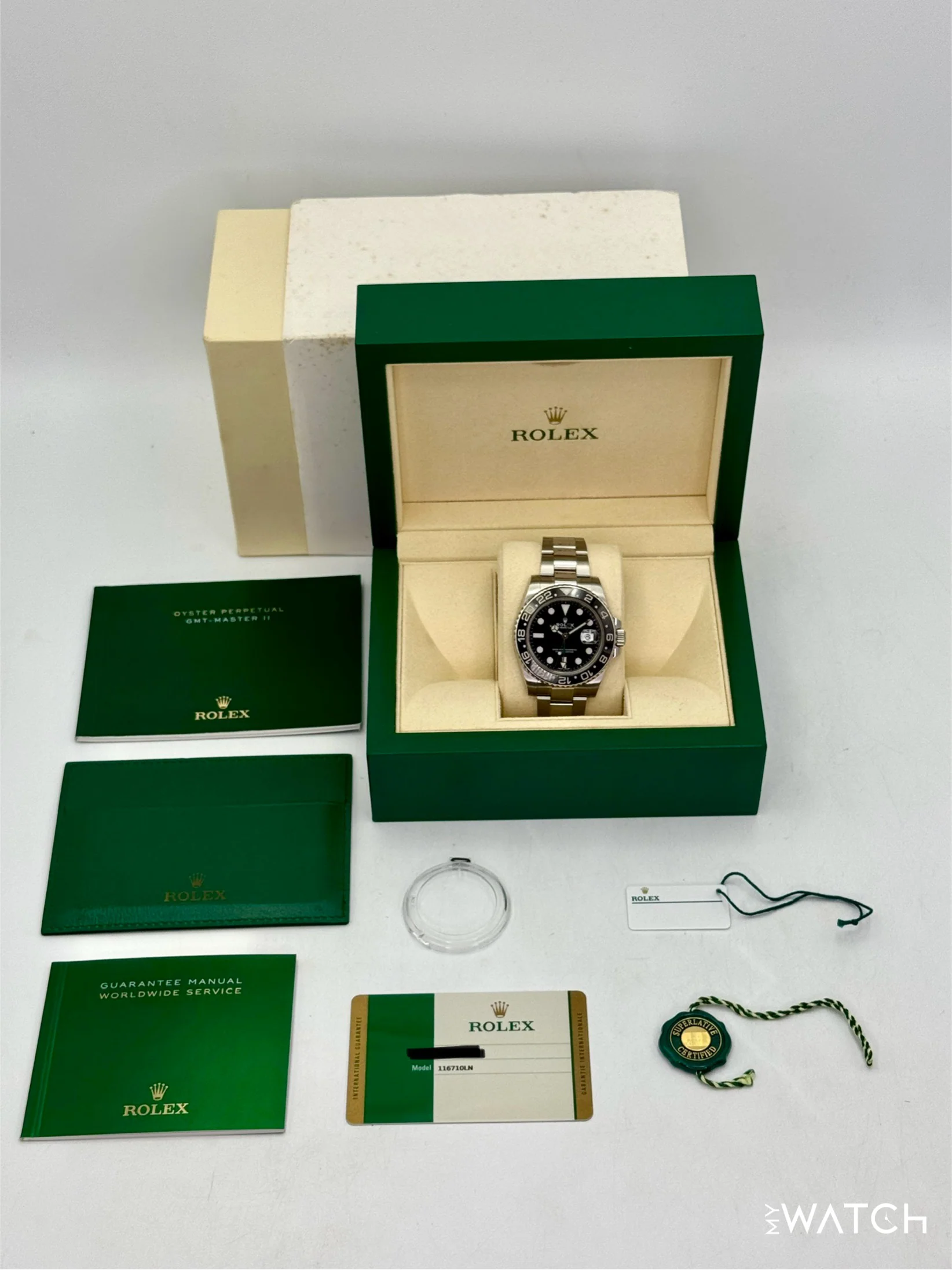 2018 Rolex GMT-Master II 40mm 116710LN Stainless Steel Black Dial - Image 10