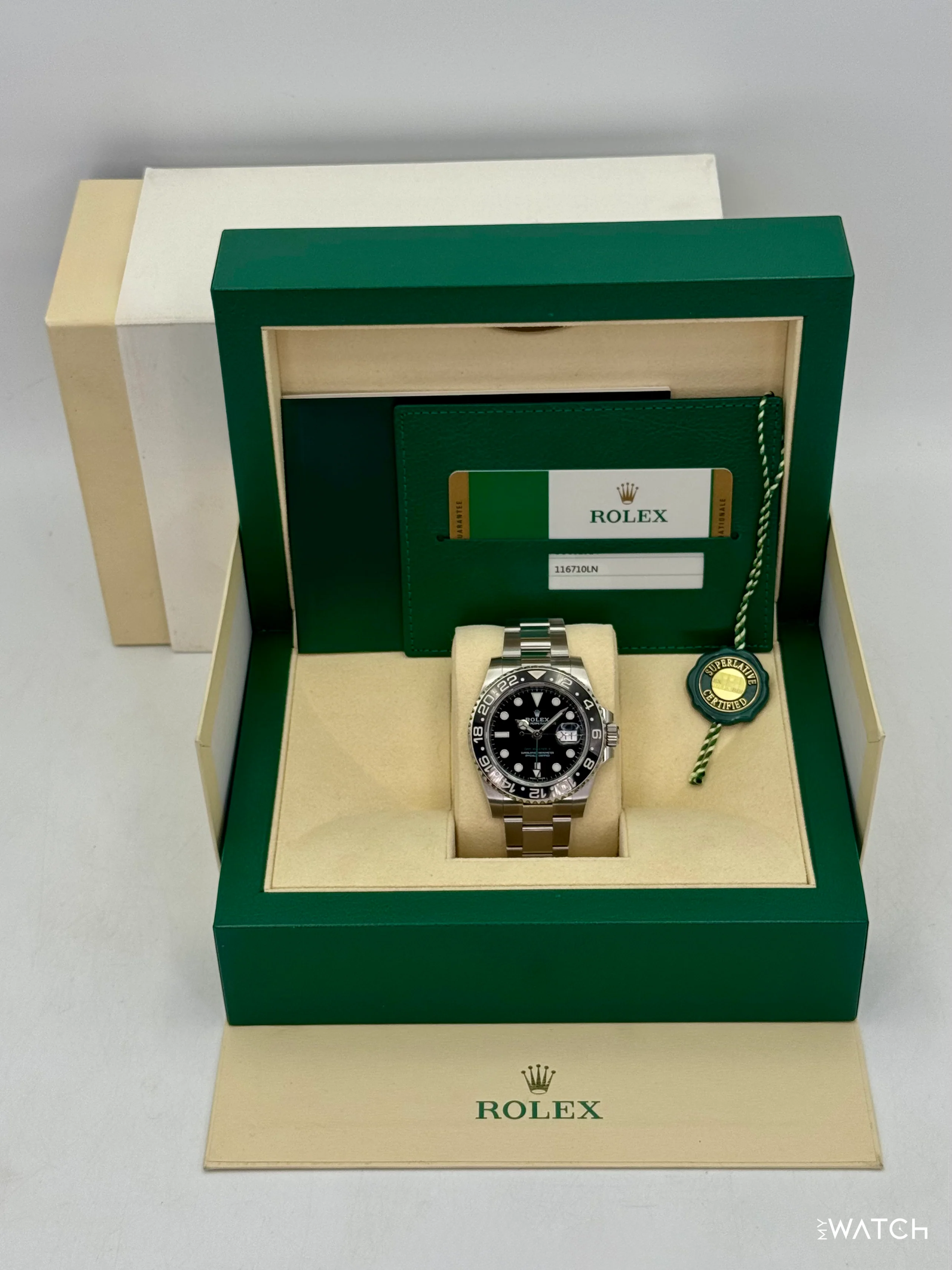 2018 Rolex GMT-Master II 40mm 116710LN Stainless Steel Black Dial - Image 9