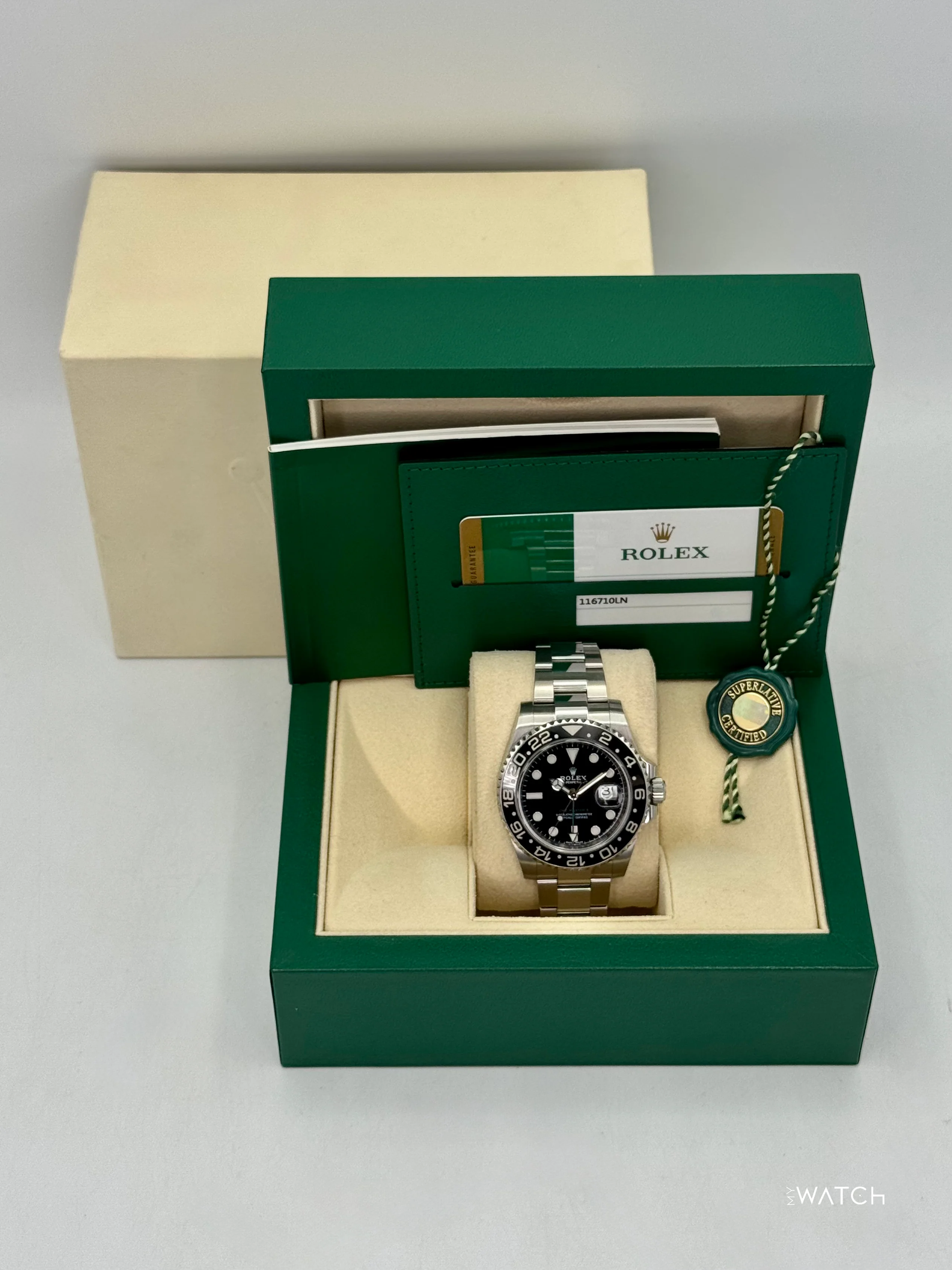 2018 Rolex GMT-Master II 40mm 116710LN Stainless Steel Black Dial - Image 9