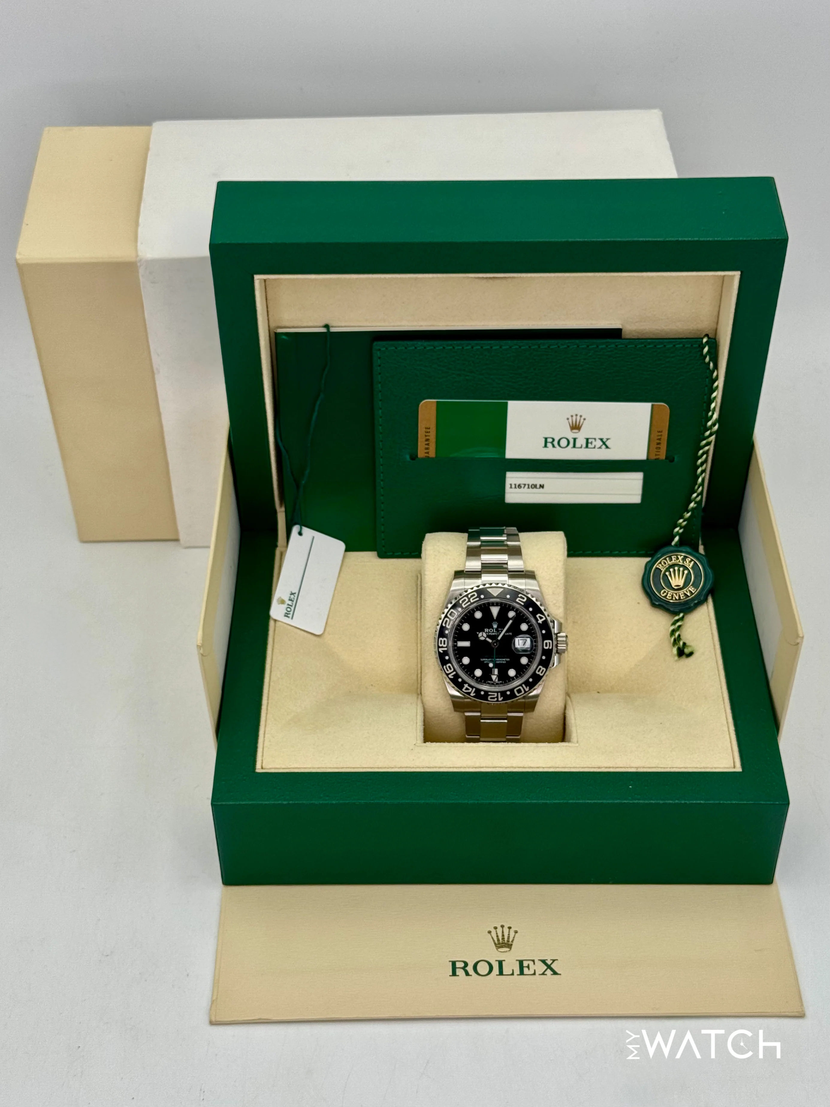 2018 Rolex GMT-Master II 40mm 116710LN Stainless Steel Black Dial - Image 9