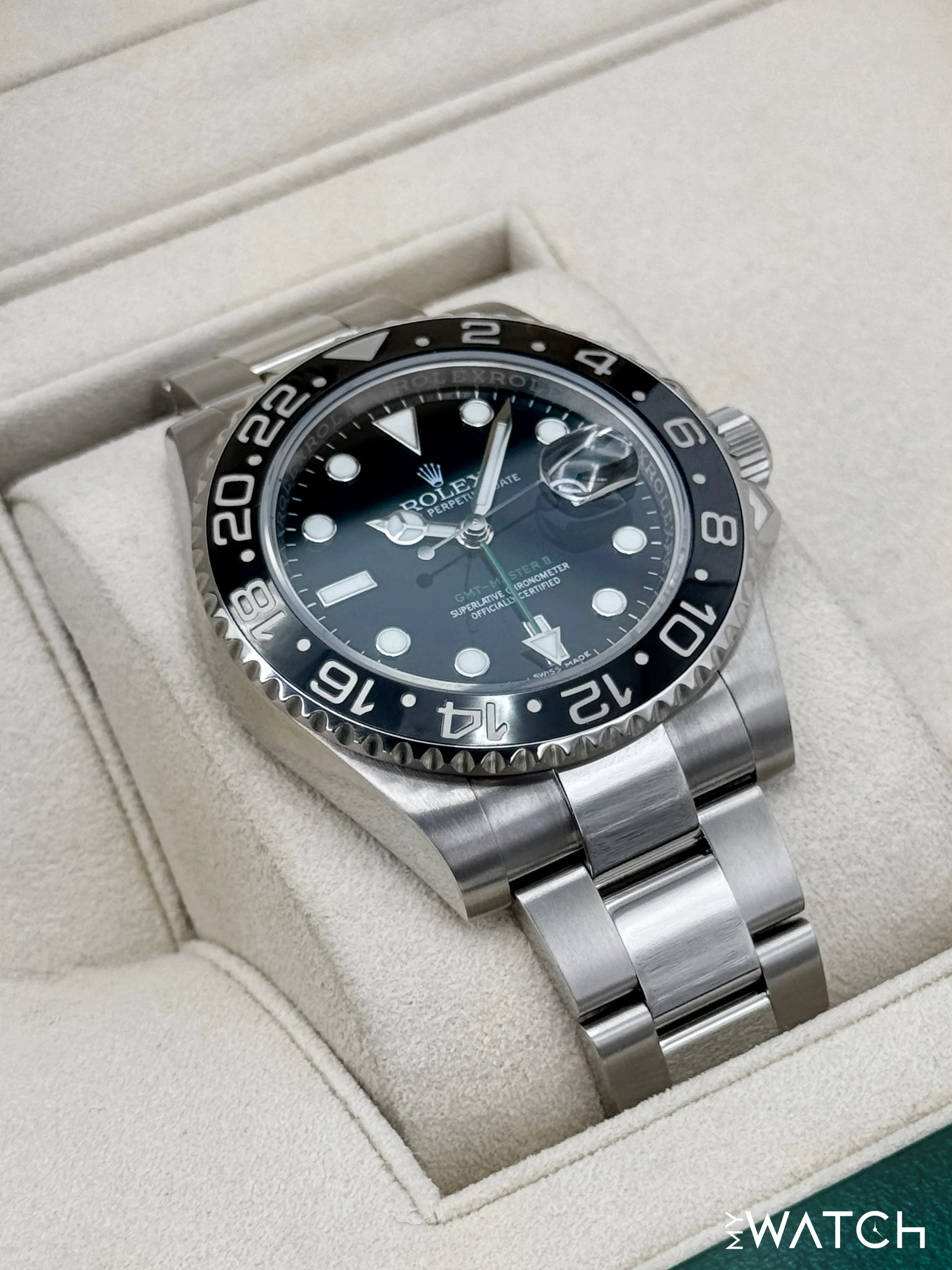 2018 Rolex GMT-Master II 40mm 116710LN Stainless Steel Black Dial - Image 6