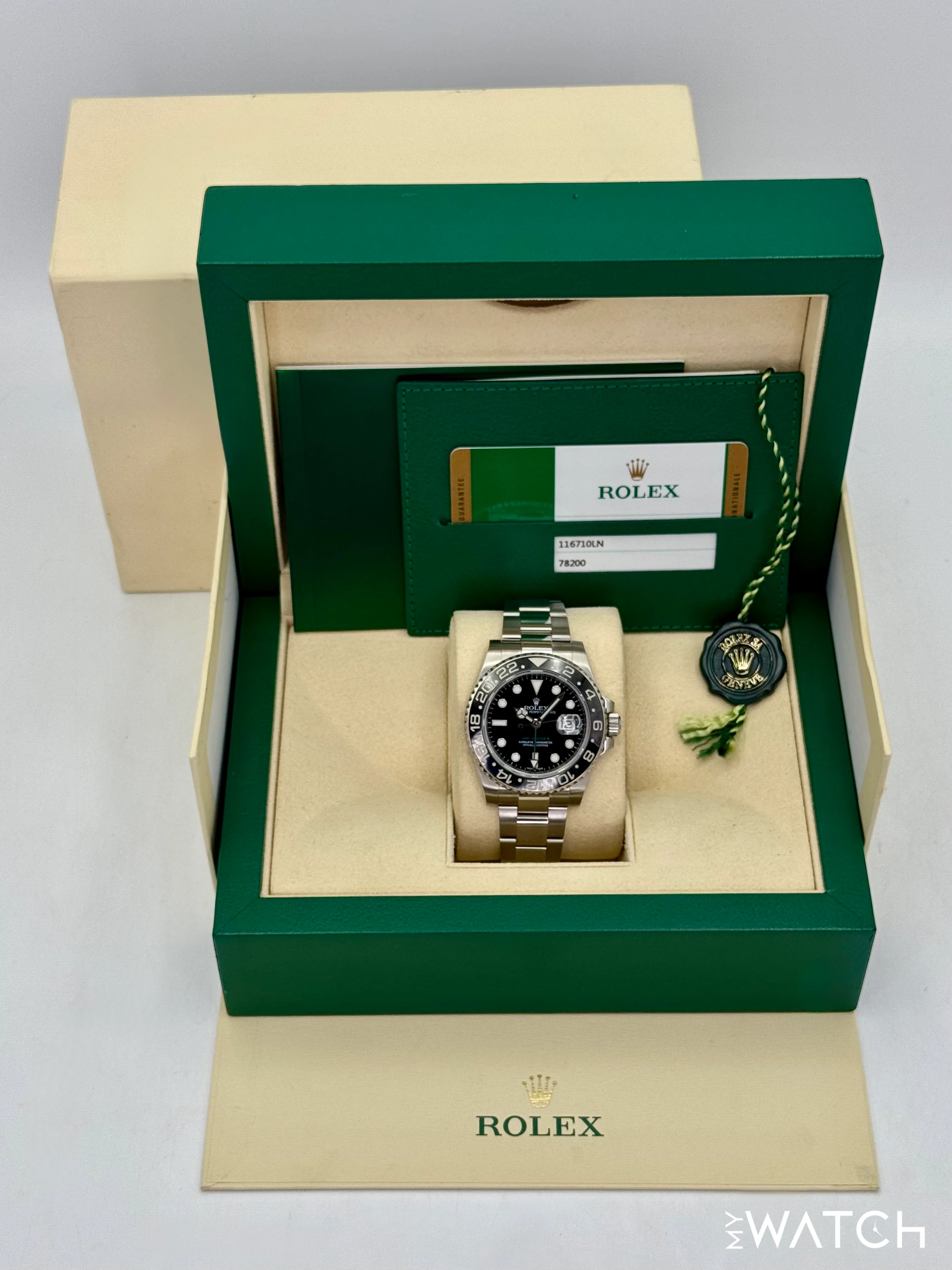 2018 Rolex GMT-Master II 40mm 116710LN Stainless Steel Black Dial - Image 9