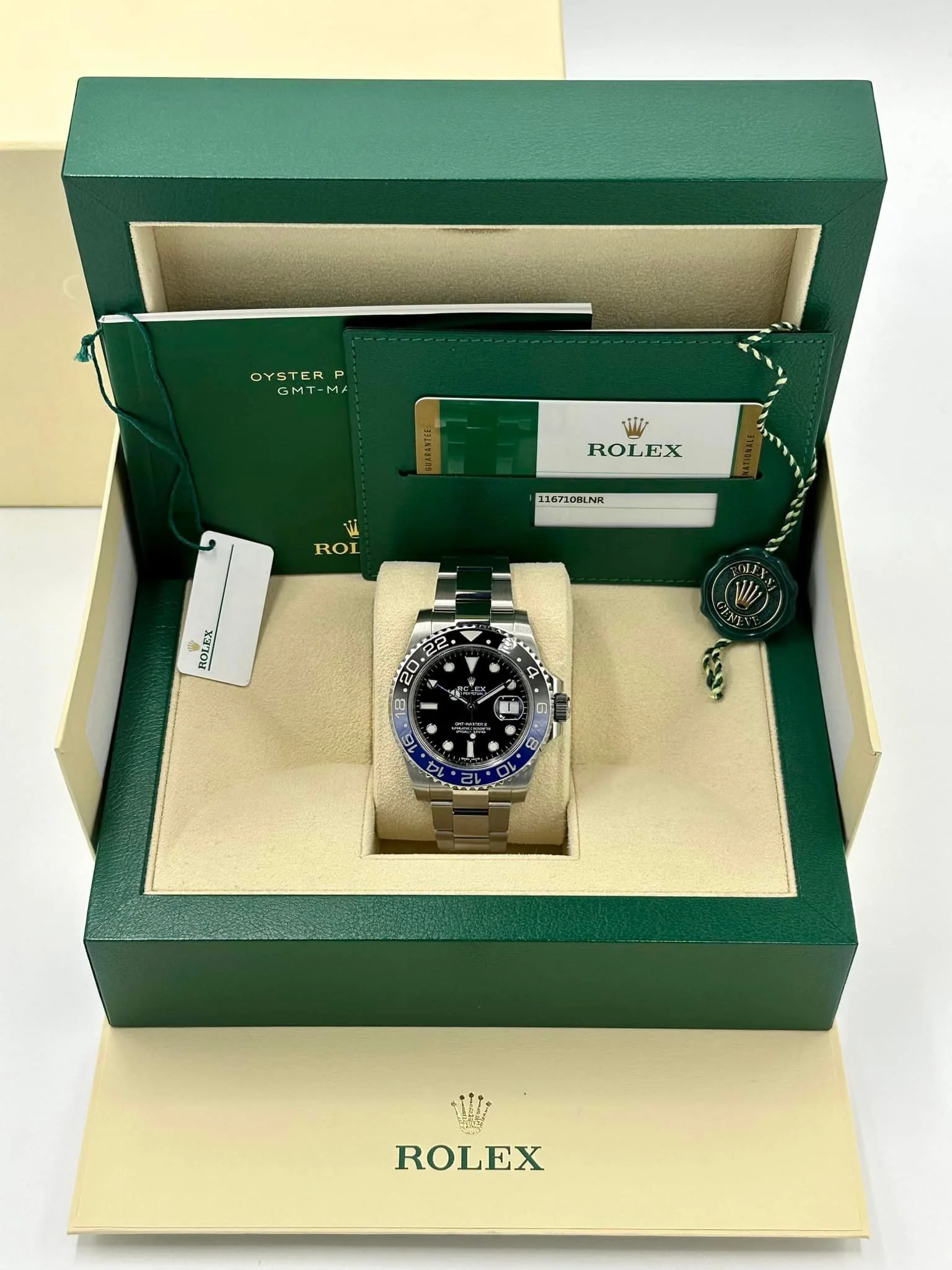 2018 Rolex GMT Master II "Batman" 40mm 116710BLNR Oyster - Image 11