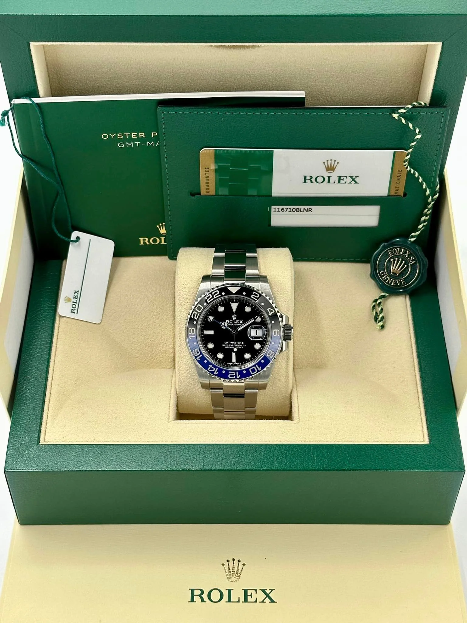 2018 Rolex GMT Master II "Batman" 40mm 116710BLNR Oyster - Image 12